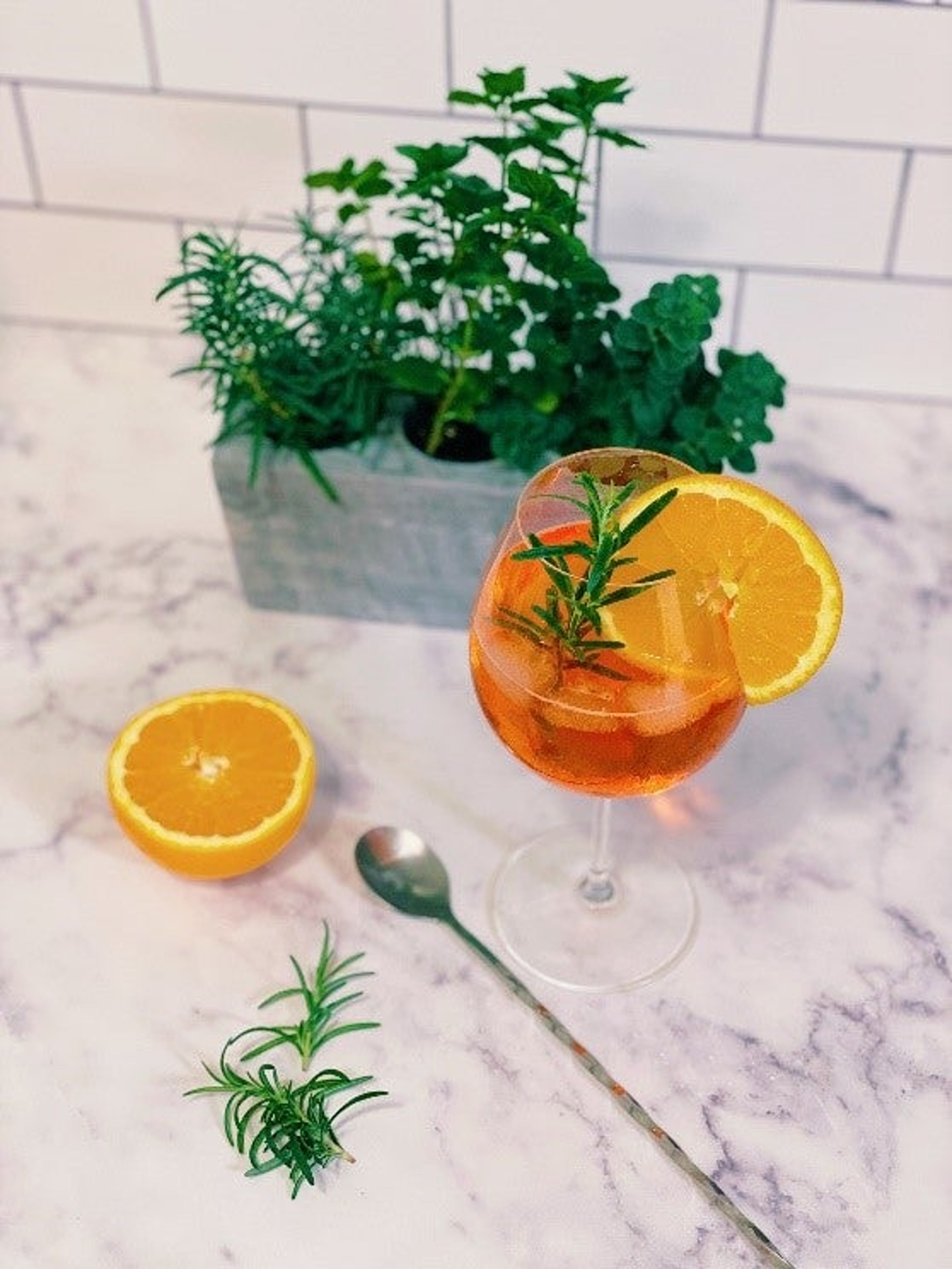 Rosemary Aperol Spritz