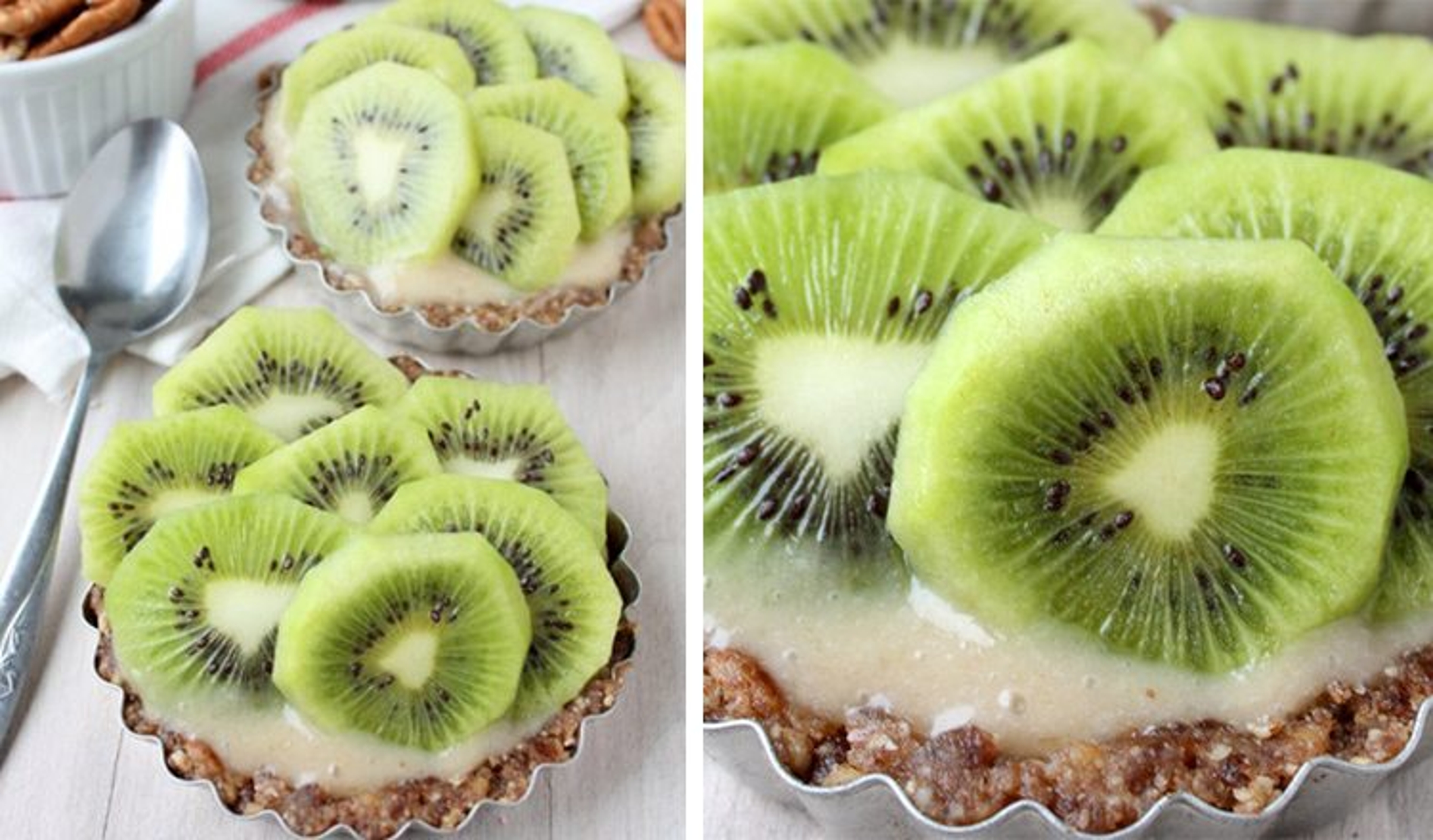 Raw Kiwi Banana Tarts