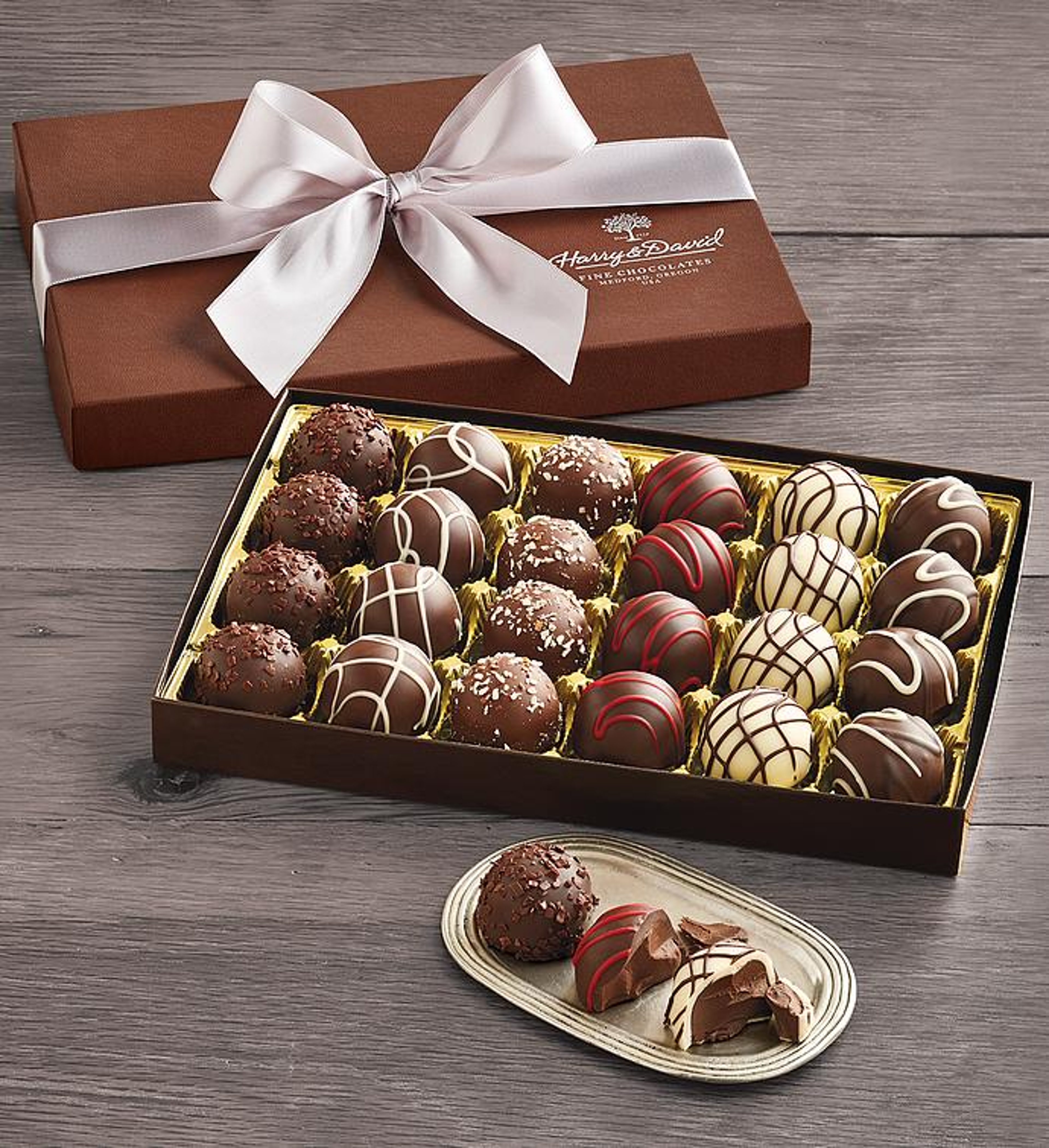 gift ideas for international womens day harry and david signature chocolate truffles
