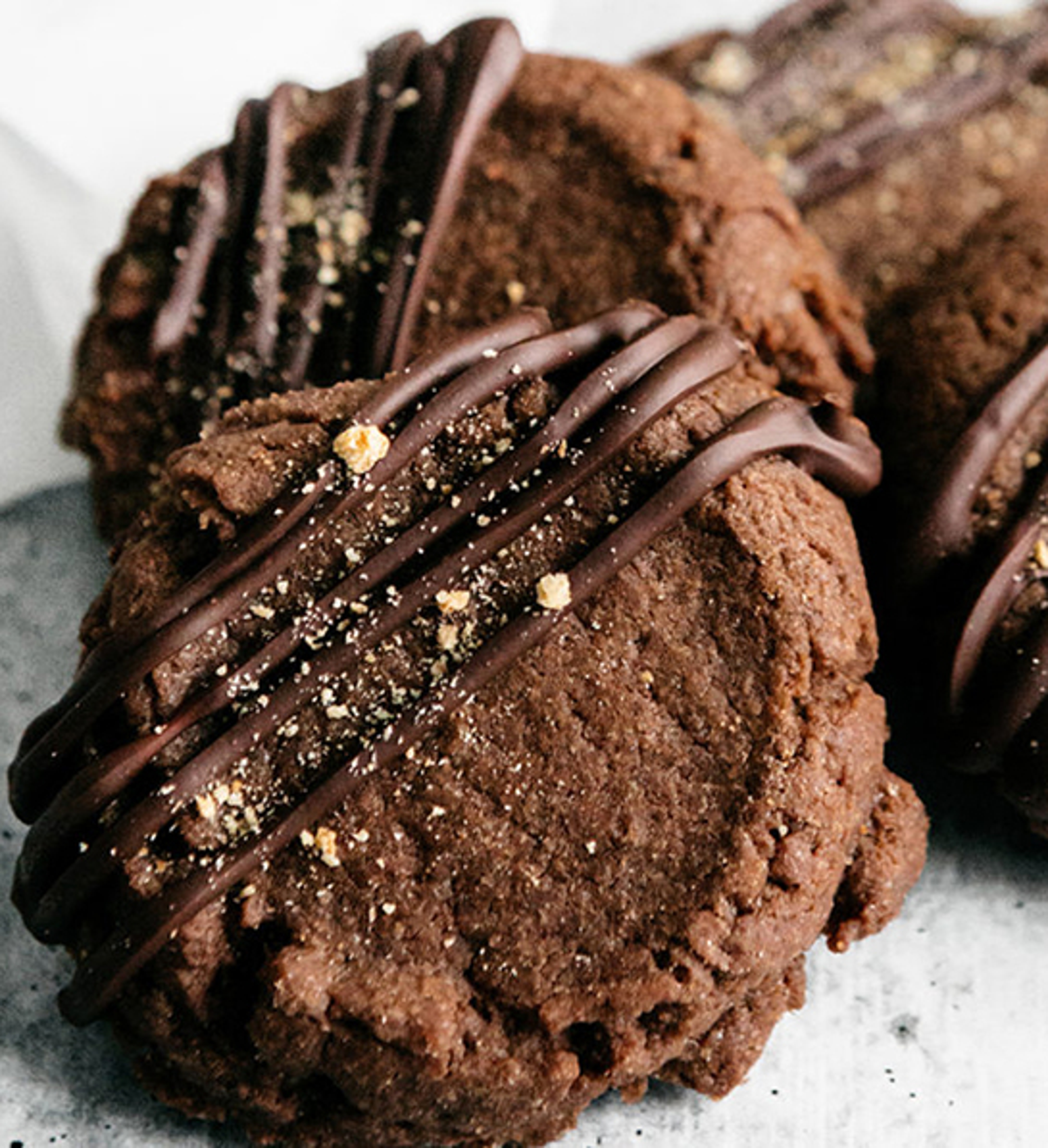Truffle brownie cookies.