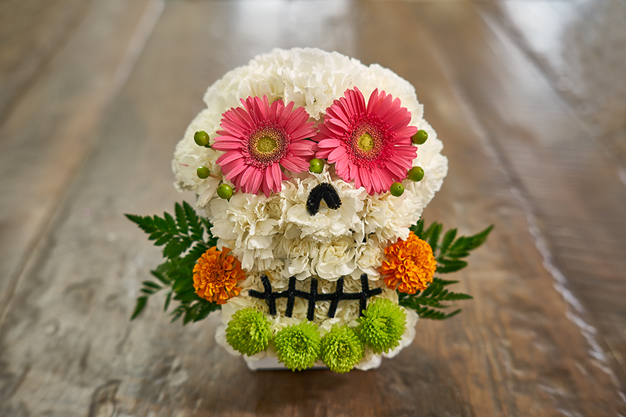 【cibi】 ZINGARO SKULLS & FLOWERS Day of the Dead Flower Sugar Skull | Petal Talk