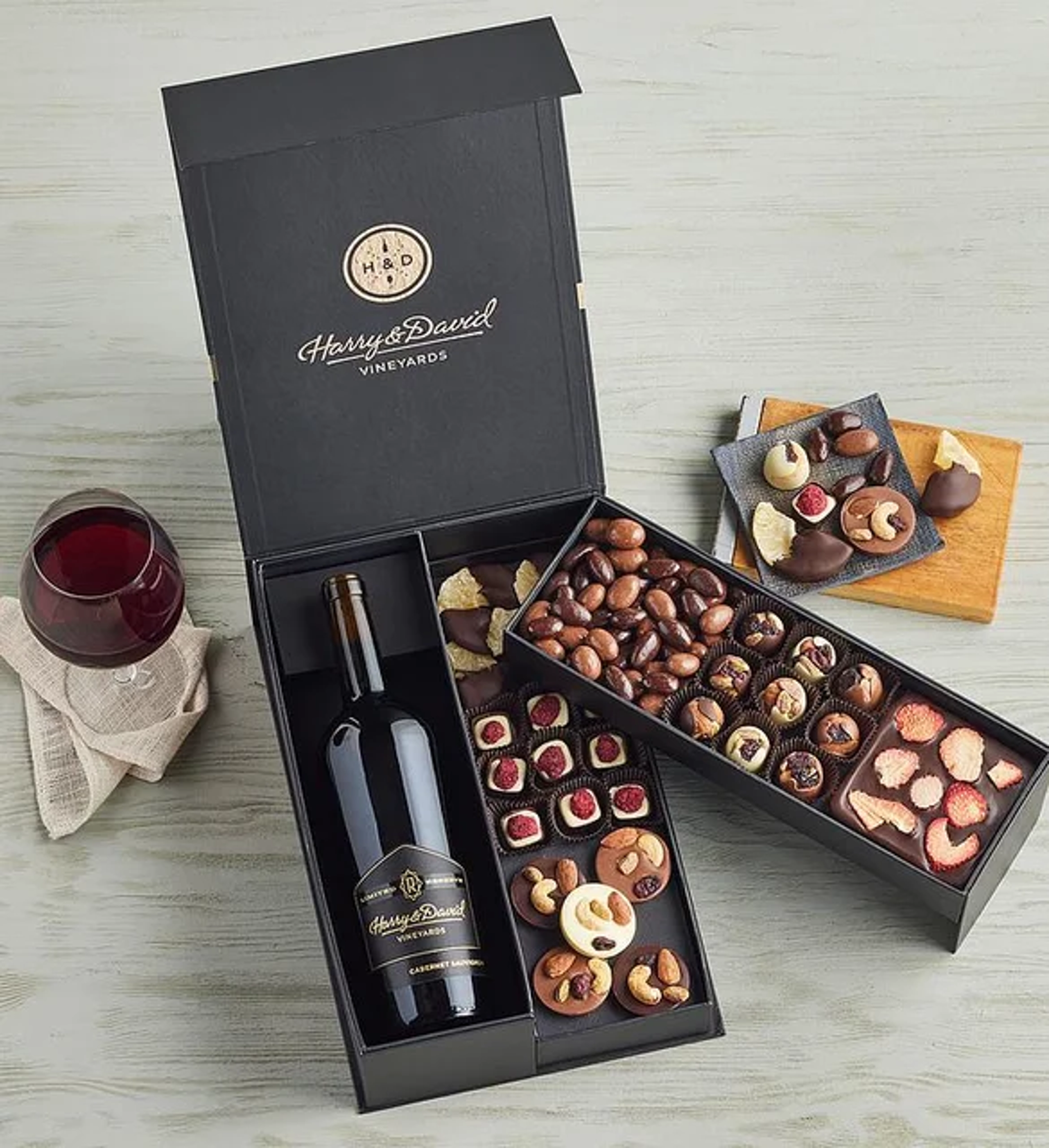 gifts for her belgian chocolate bento box reserve cabernet sauvignon