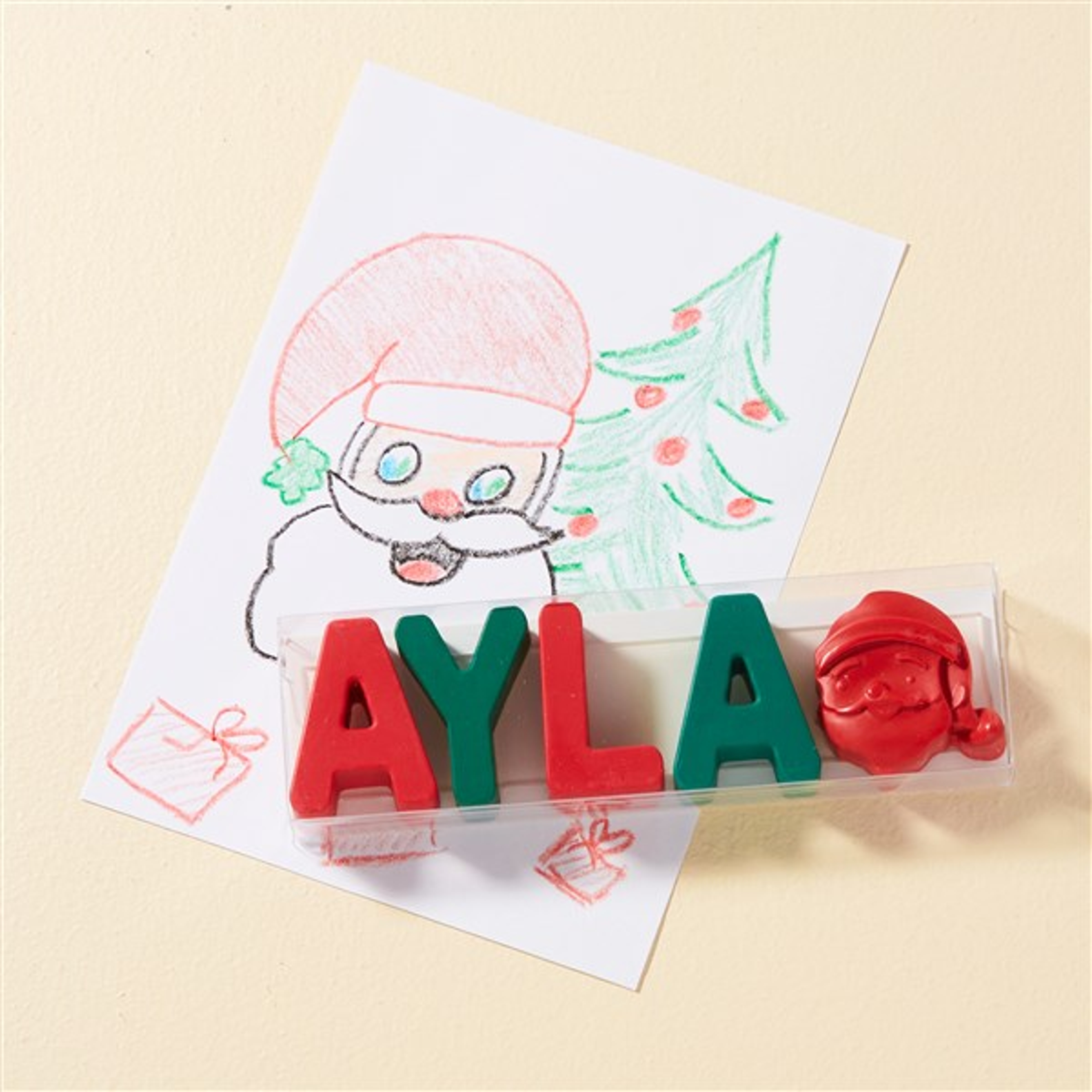 christmas decorations crayons