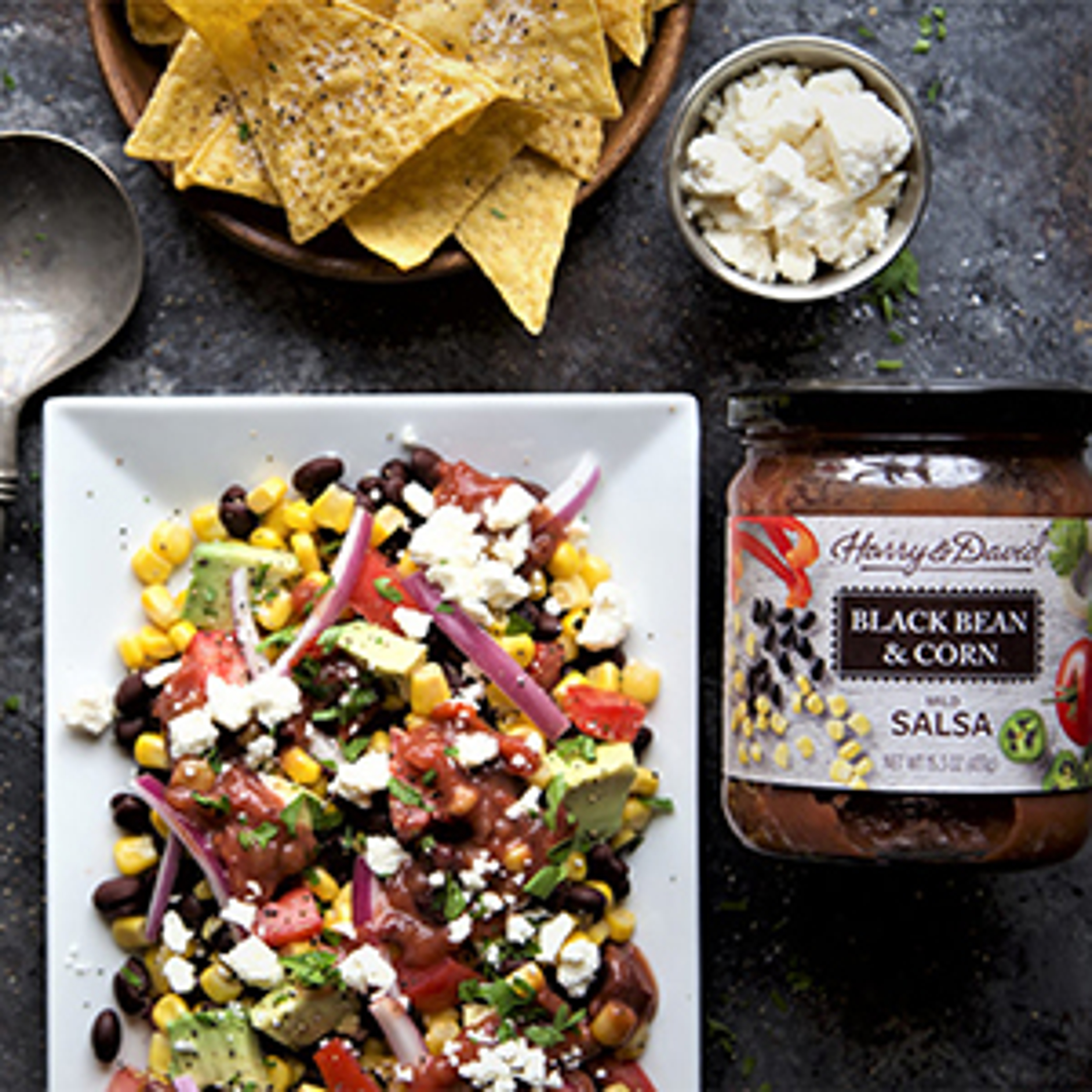 august recipes black bean corn salad