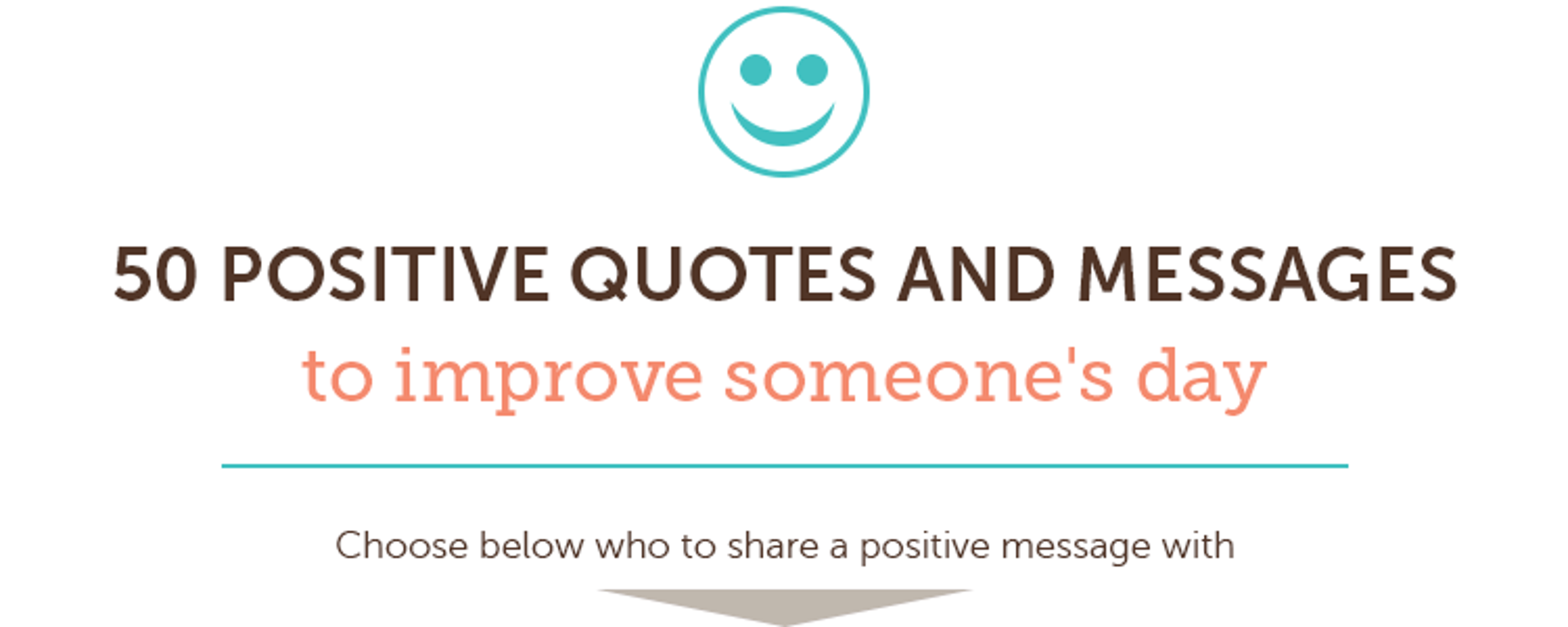 positive quotes header