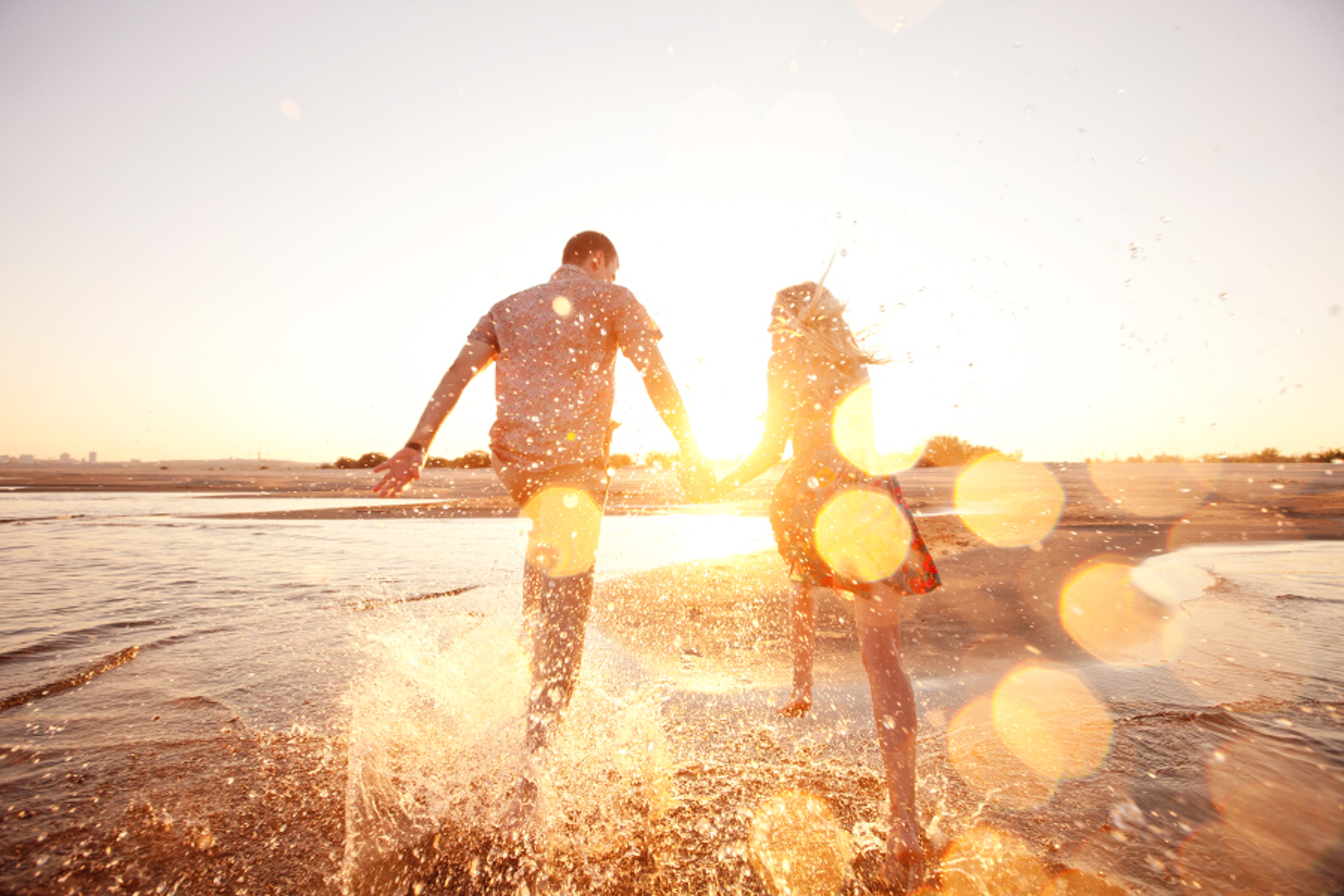 couple on beach