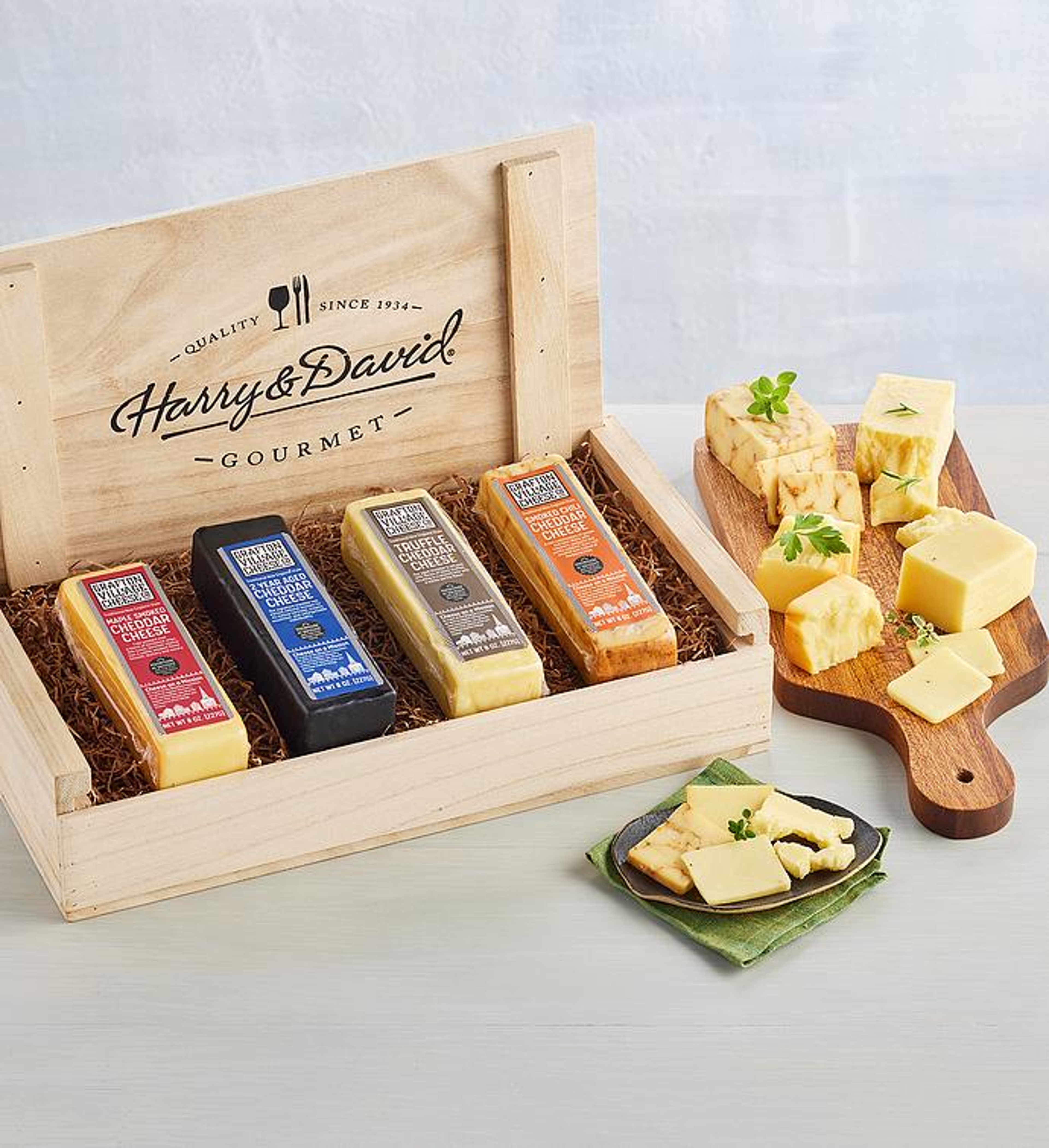 gifts for him grafton village cheese gift crate