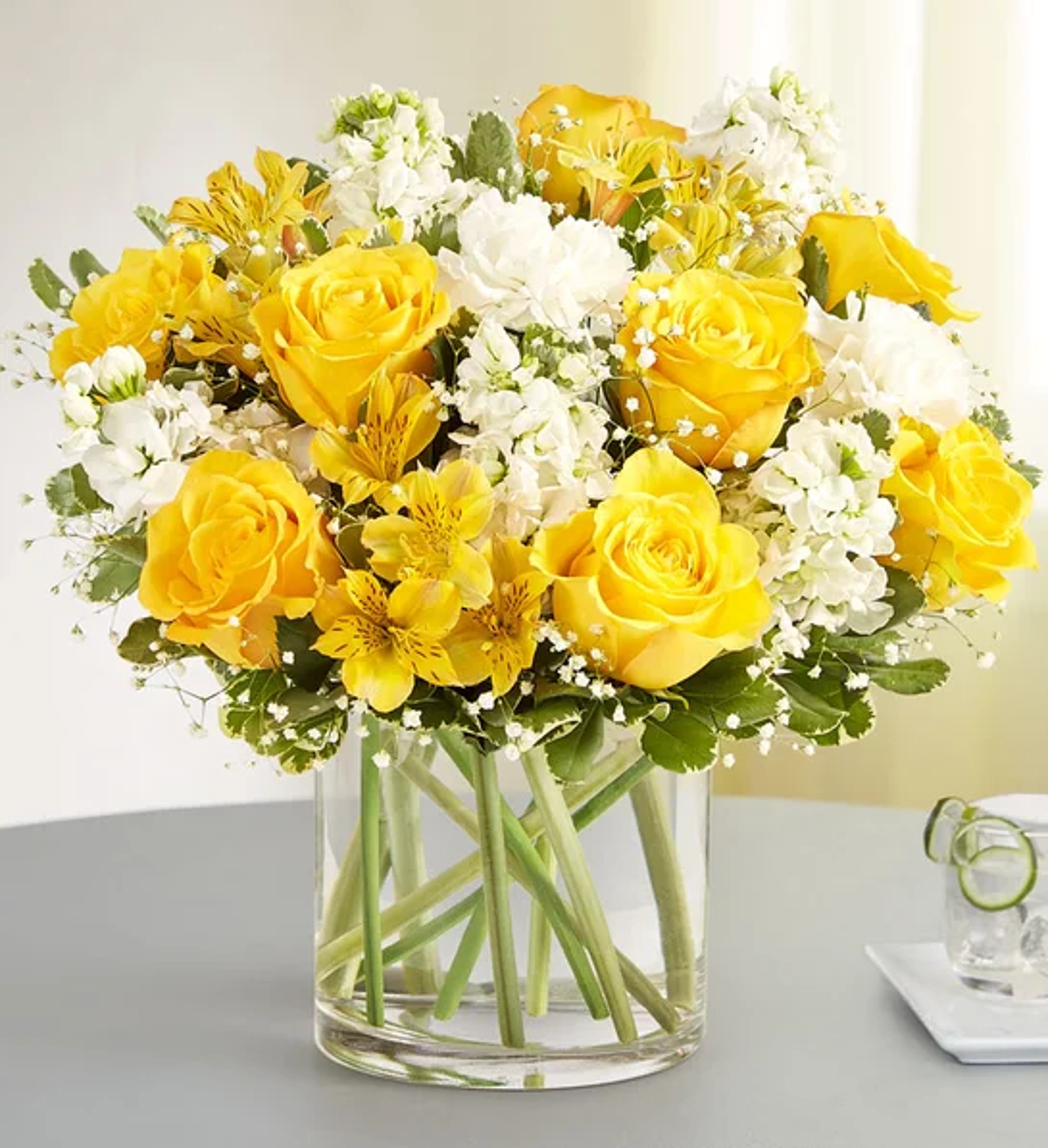 get well soon gift ideas yellow and white bouquet