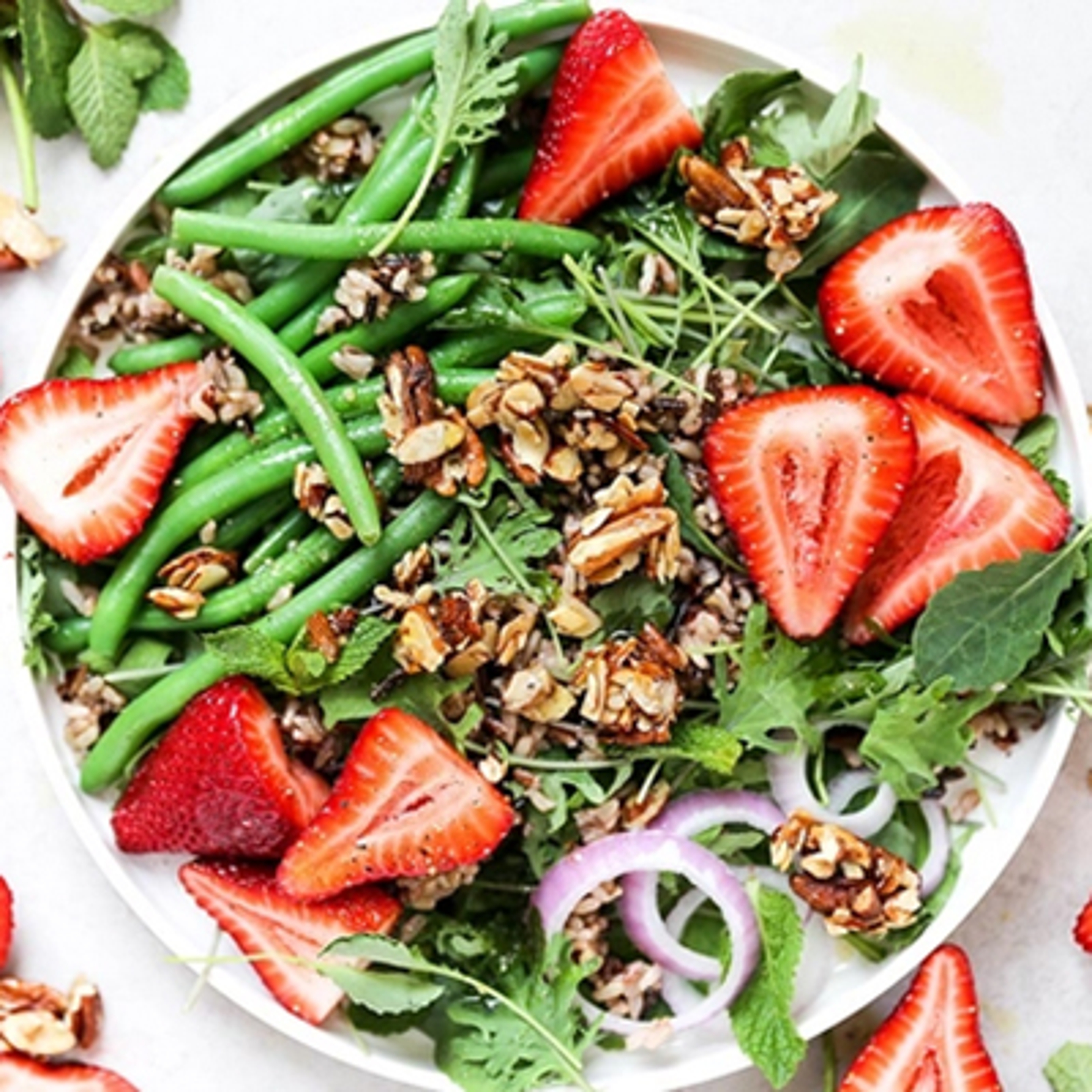 march recipes strawberry salad