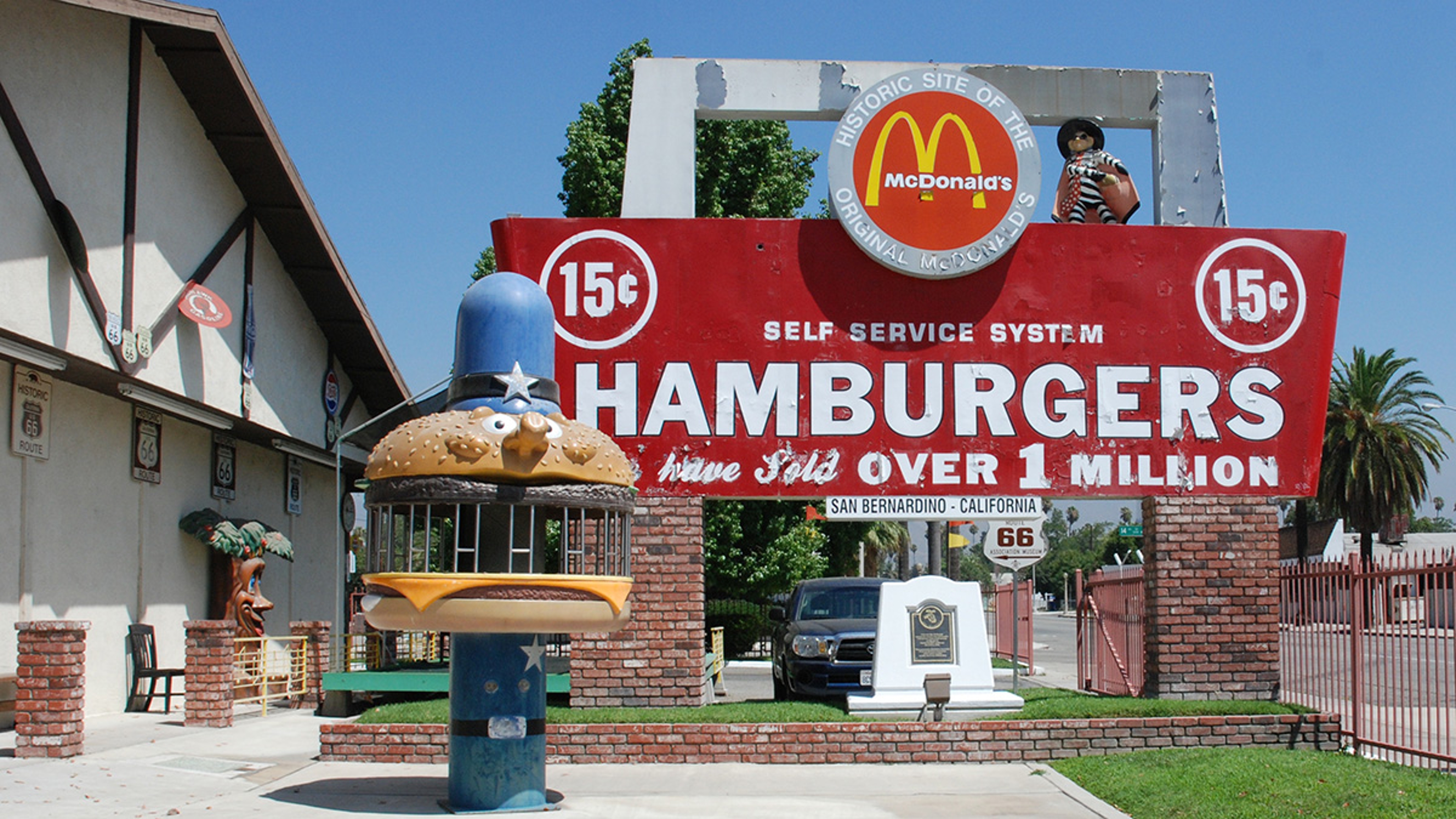 The Original Mc Donald’s, a Museum in San Bernardino, California, USA. August , .