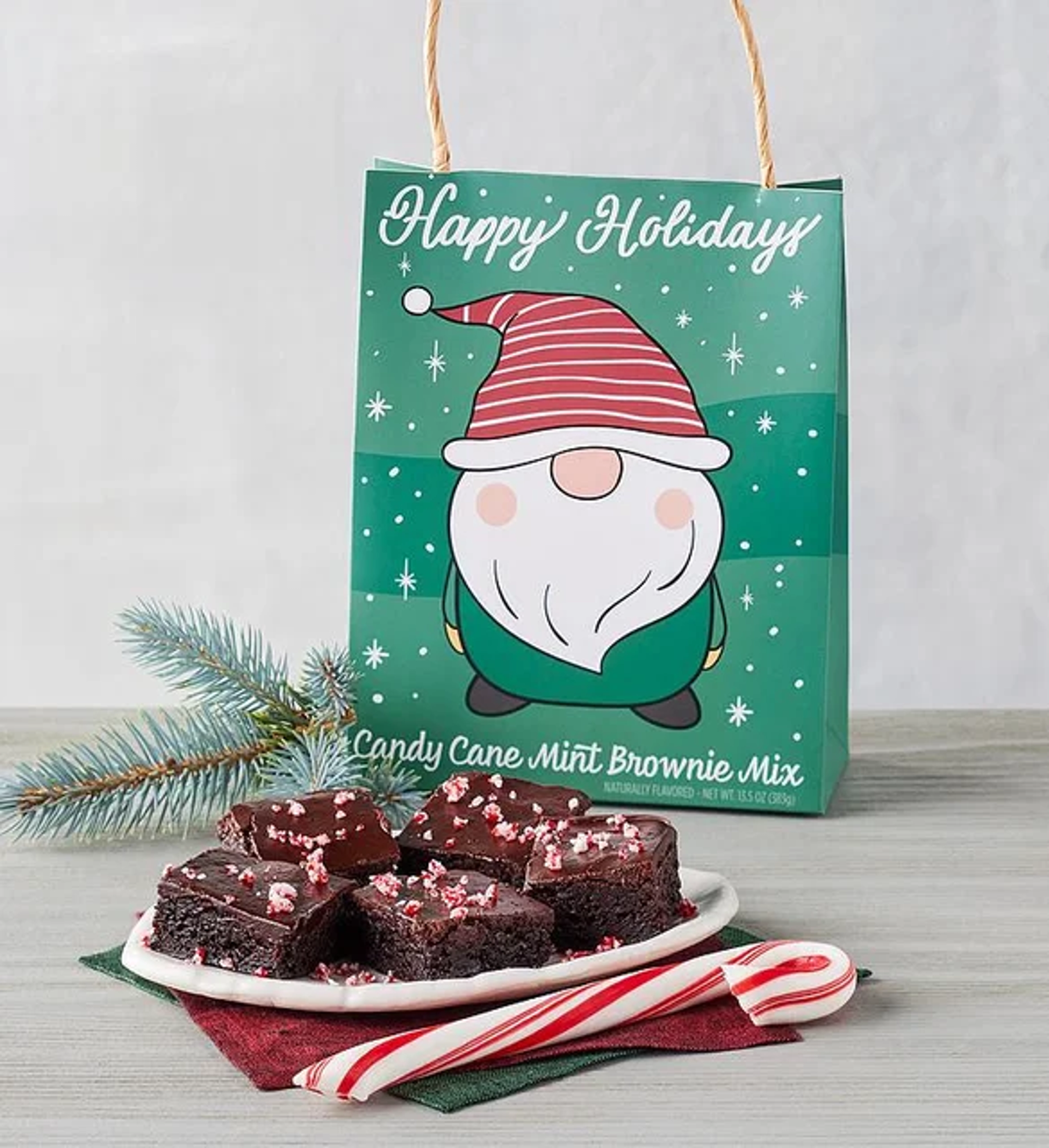 stocking stuffer ideas candy cane mint brownie mix