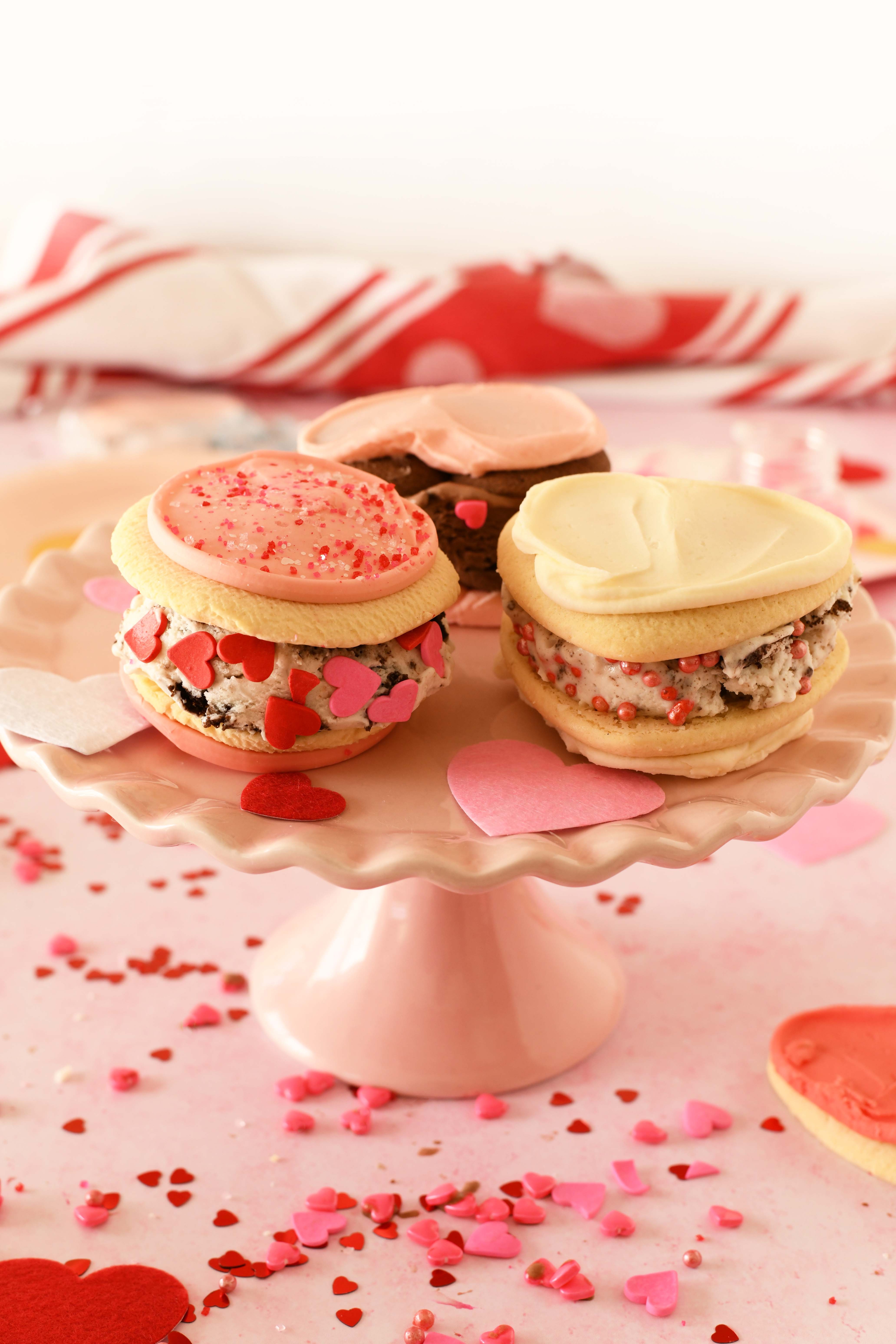 valentines day ice cream sandwiches