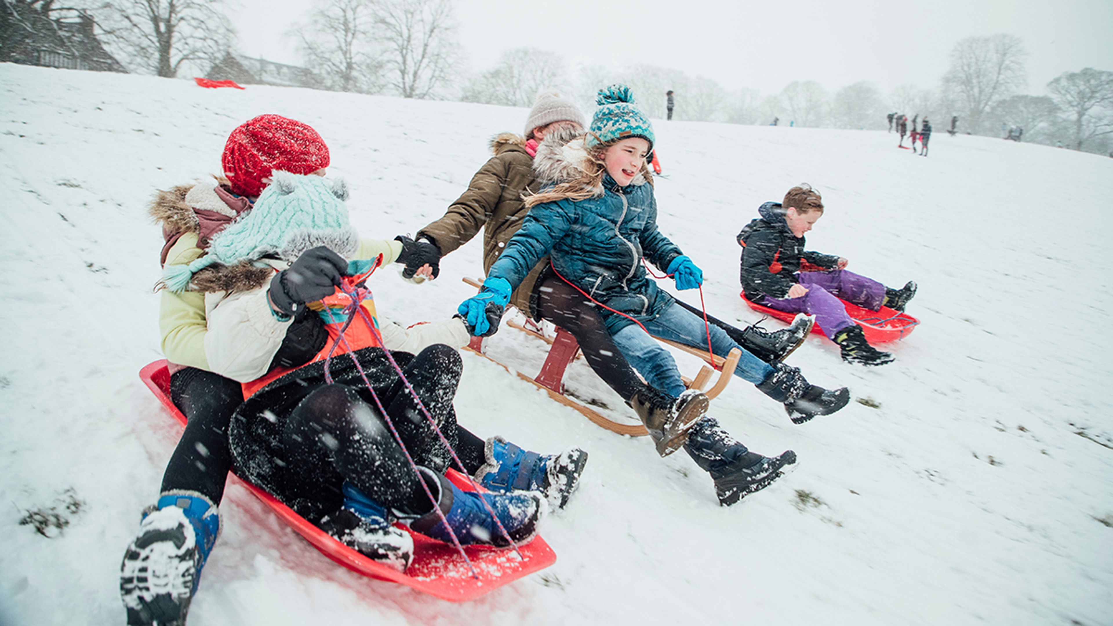 why birthdays are special kids sledding