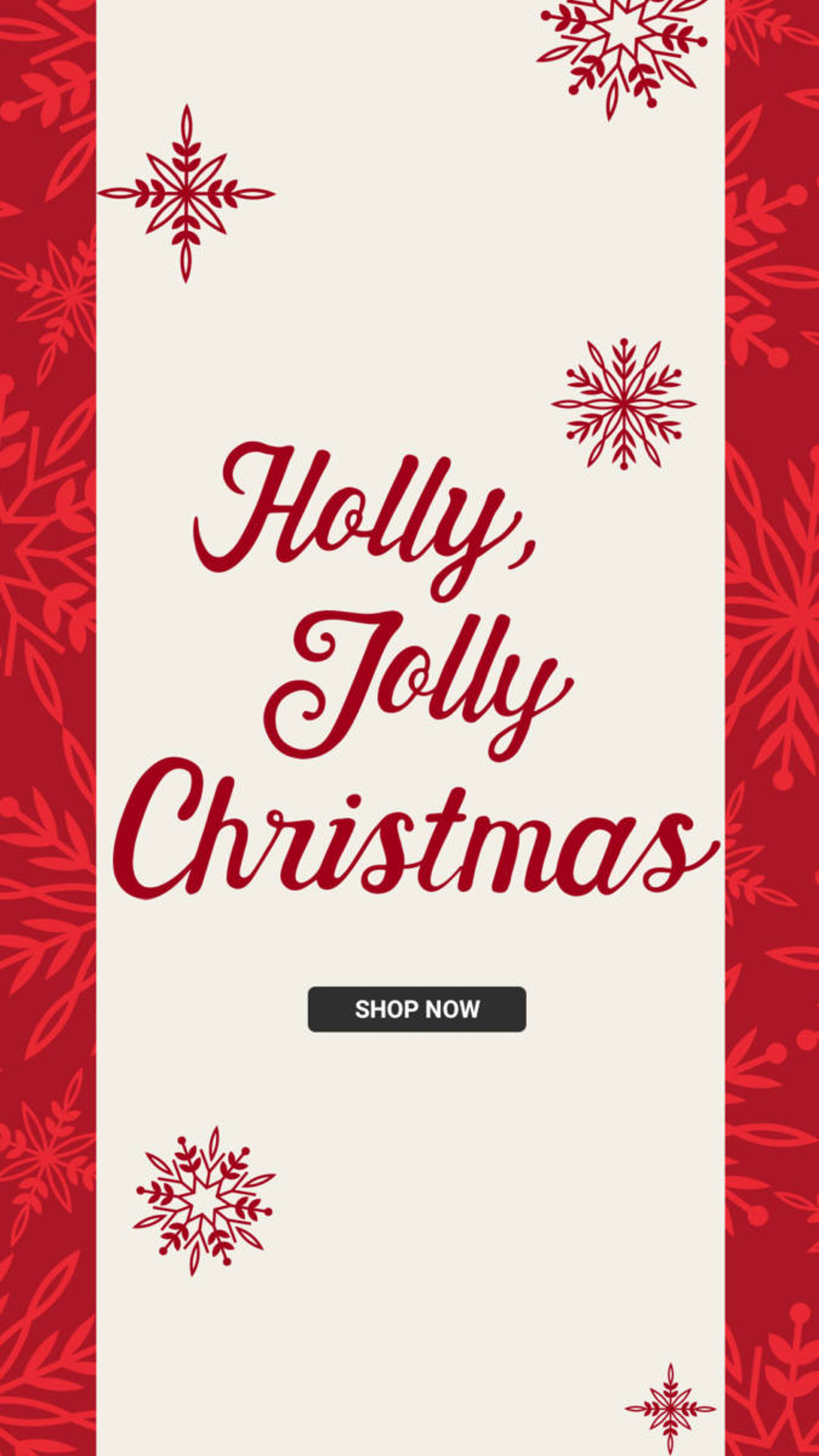 Holly Jolly Christmas Christmas Collection Banner ad