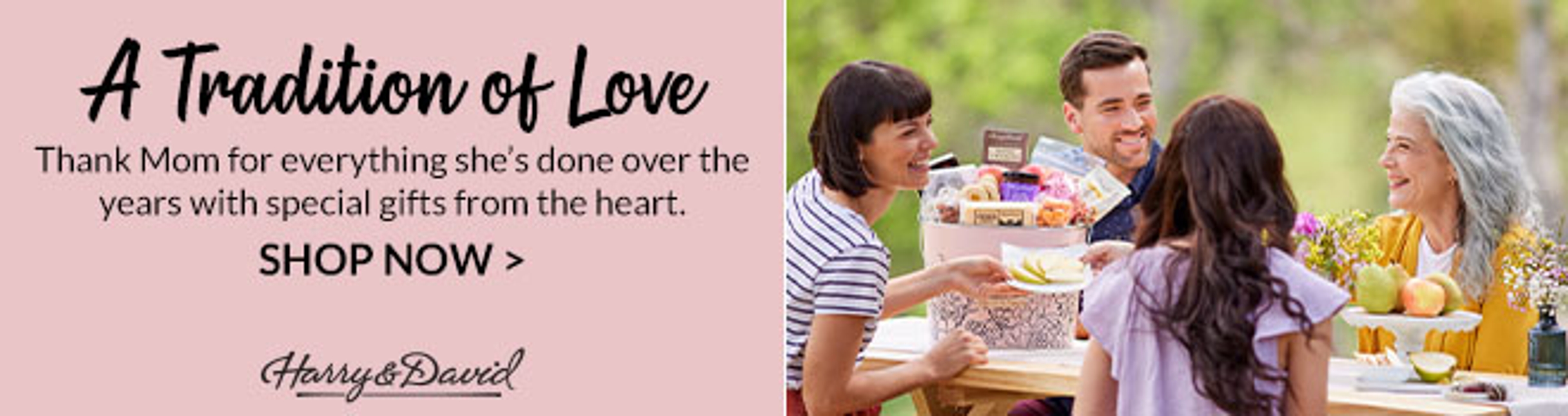 A Tradition of Love Mother's Day Collection Banner ad