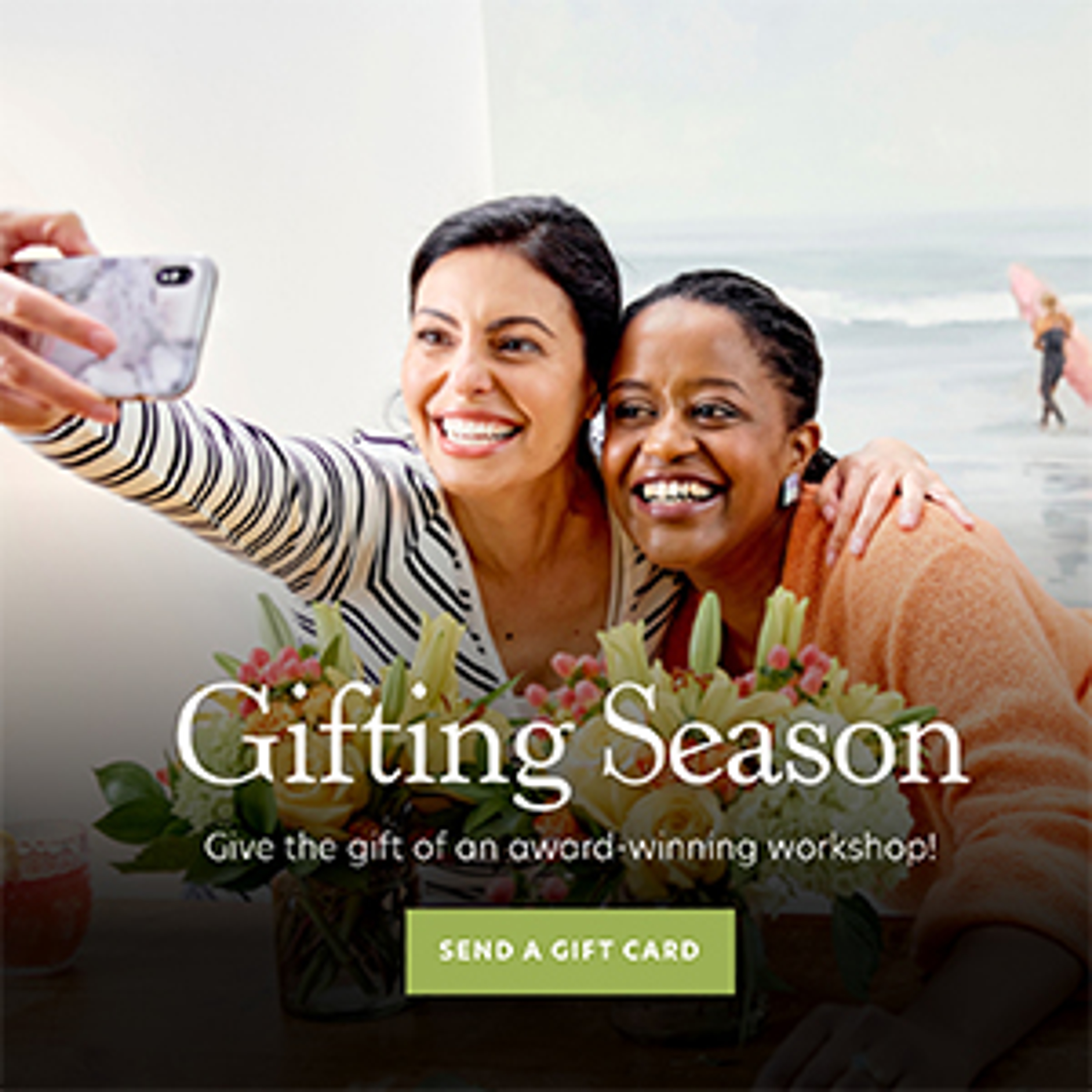Gifting Season Send a Gift Card for Alices Table Banner Ad