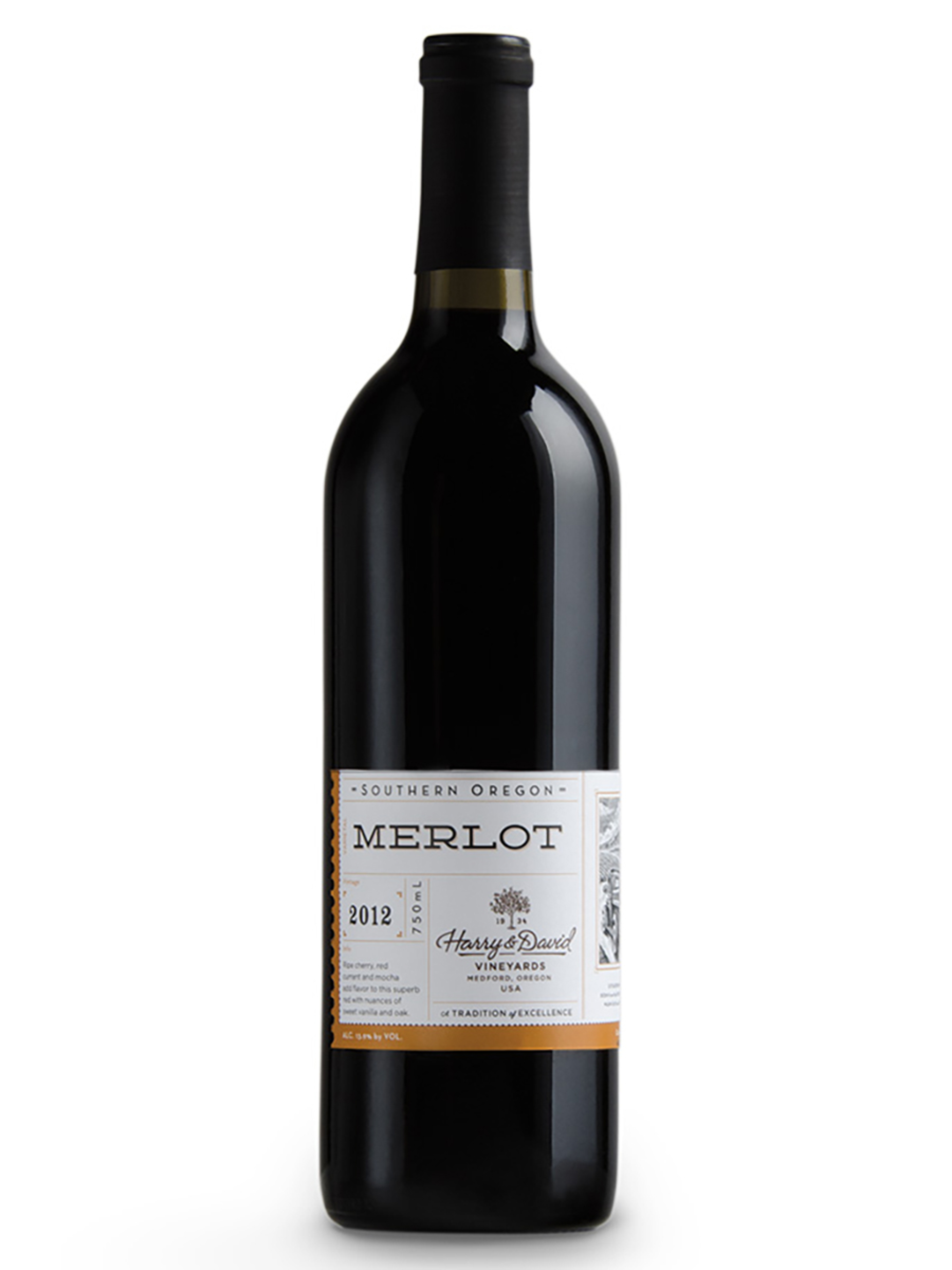 Bottle of Harry & David Merlot