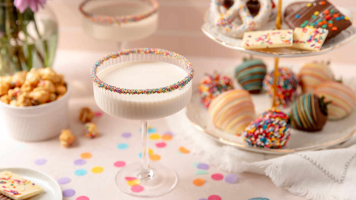 Birthday Cake Martini Recipe | The Table by Harry & David