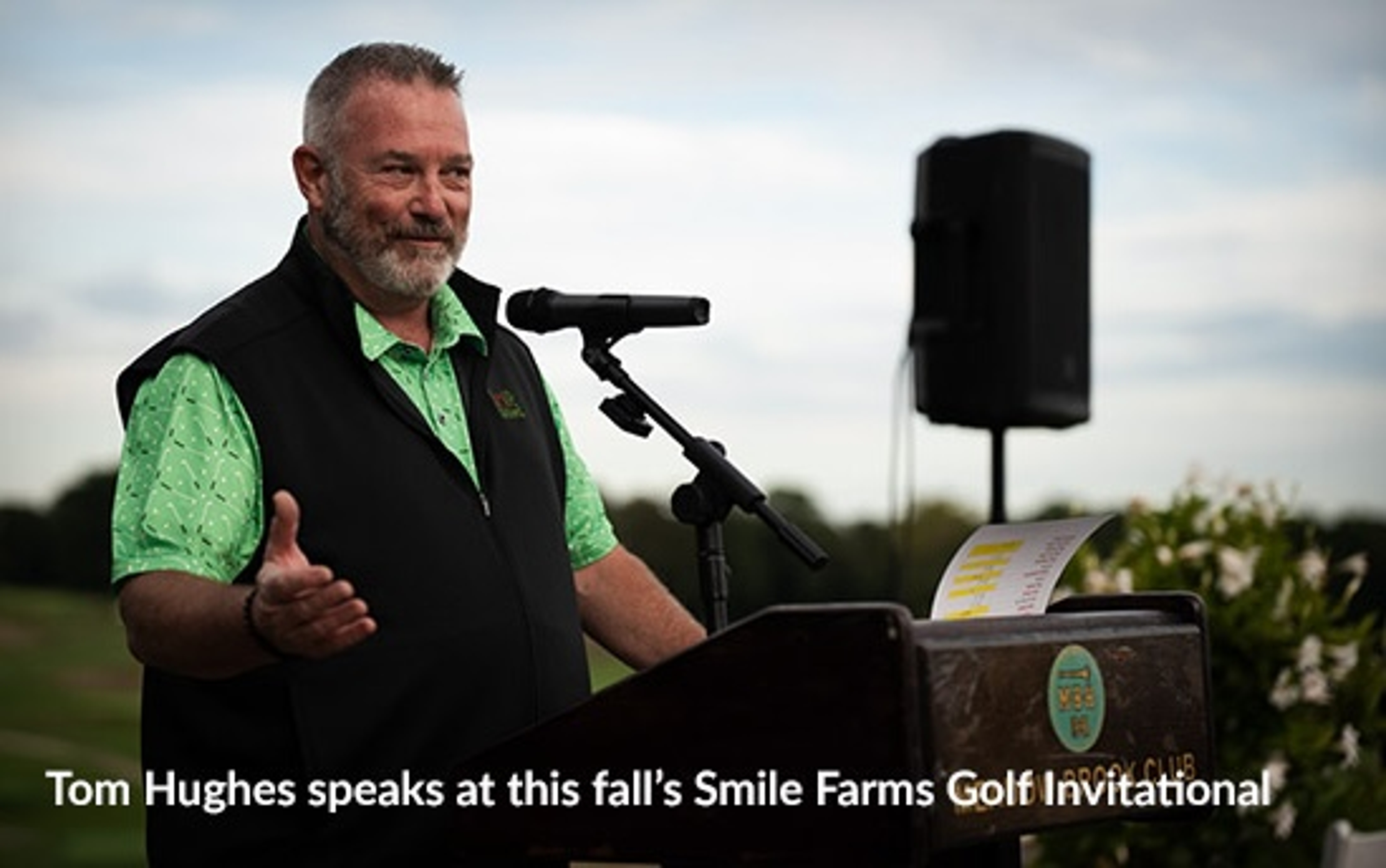 tom hughes smile farms golf event photo