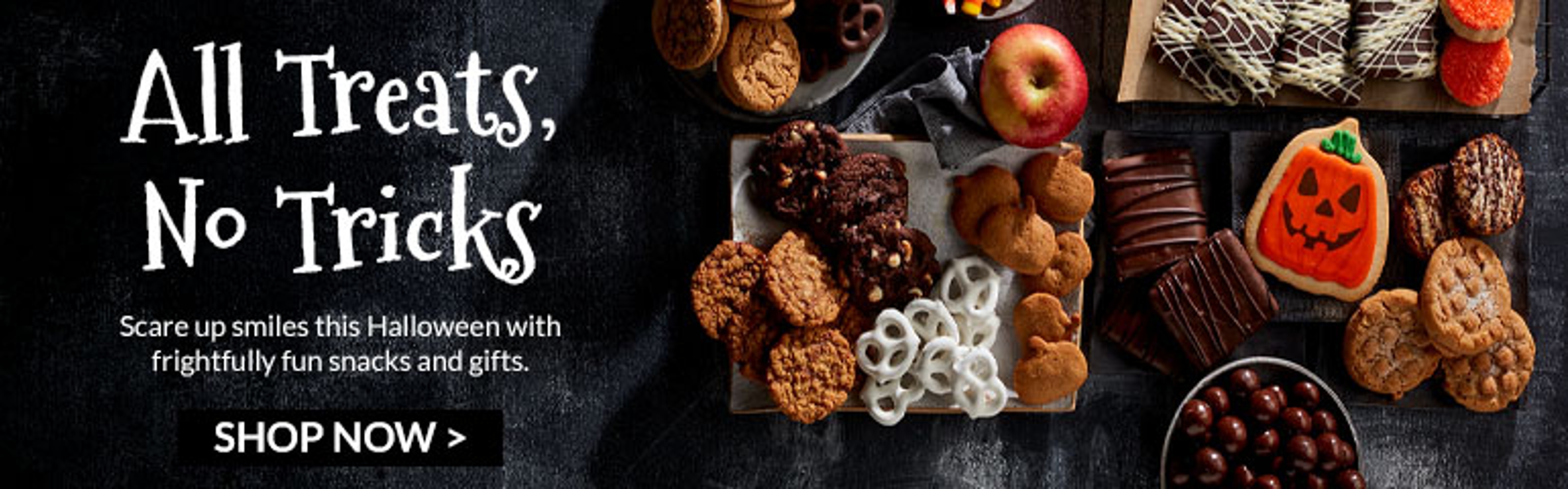 All Treats No Tricks Halloween Collection Banner ad