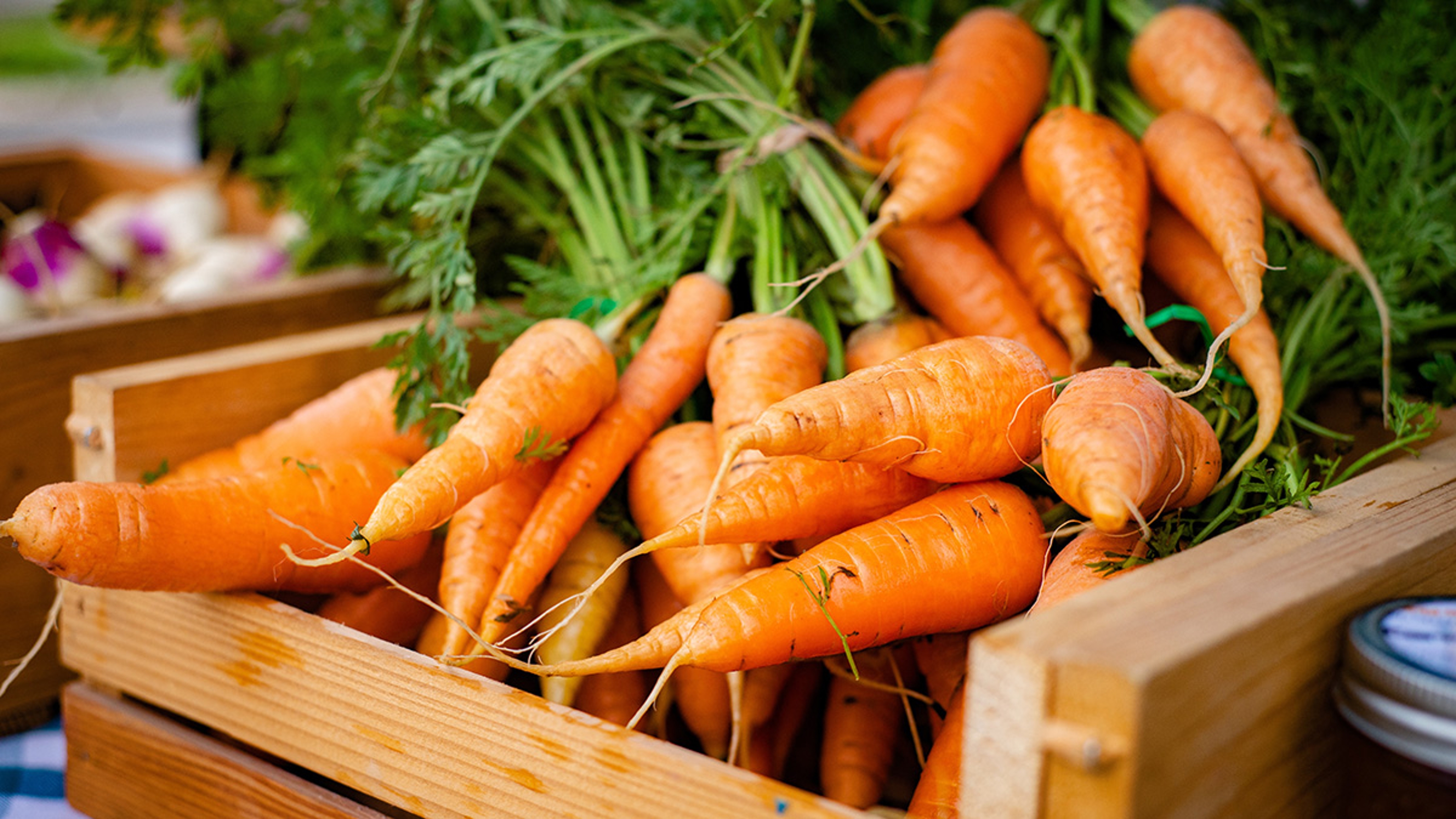 carrots in a basket