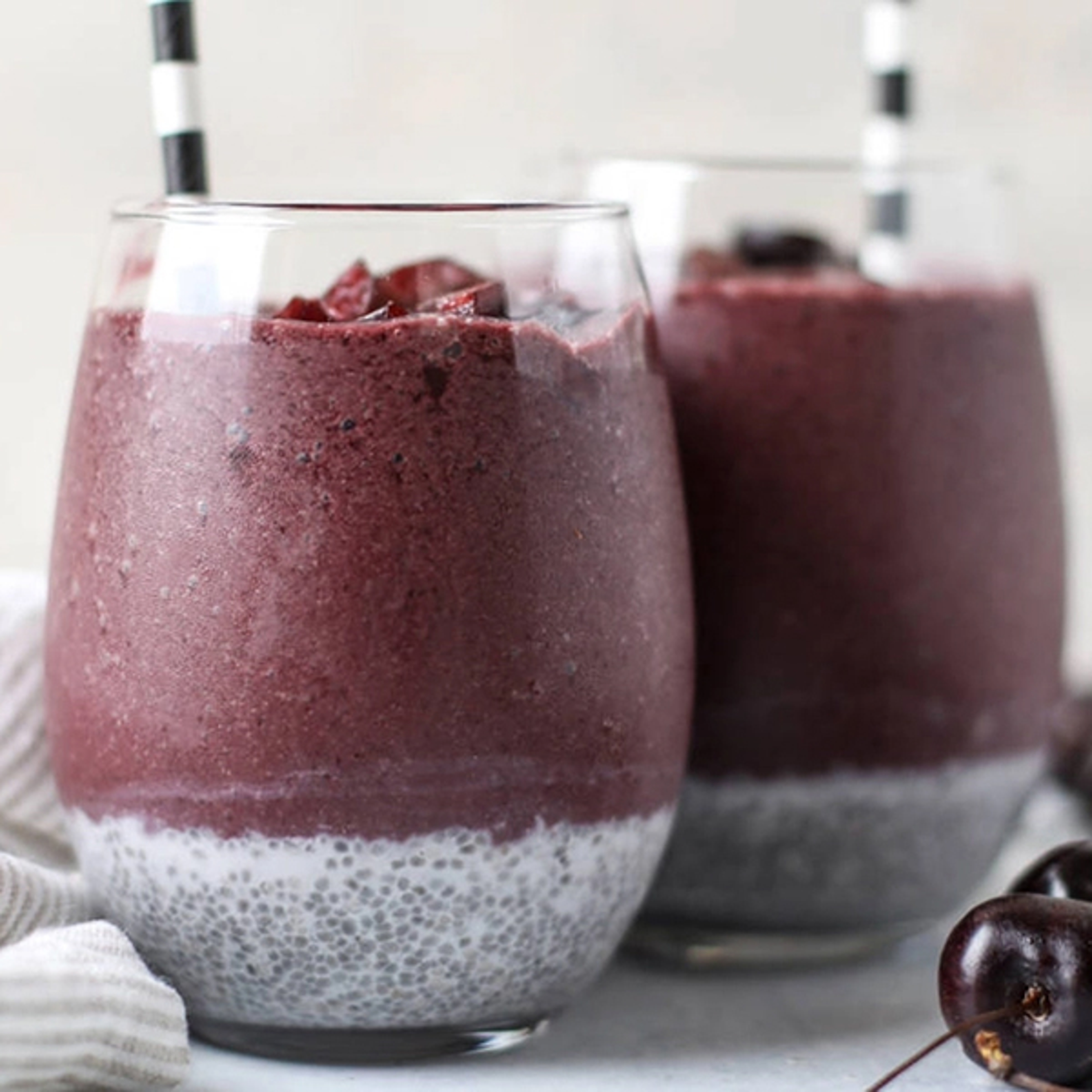 breakfast recipes cherry smoothie