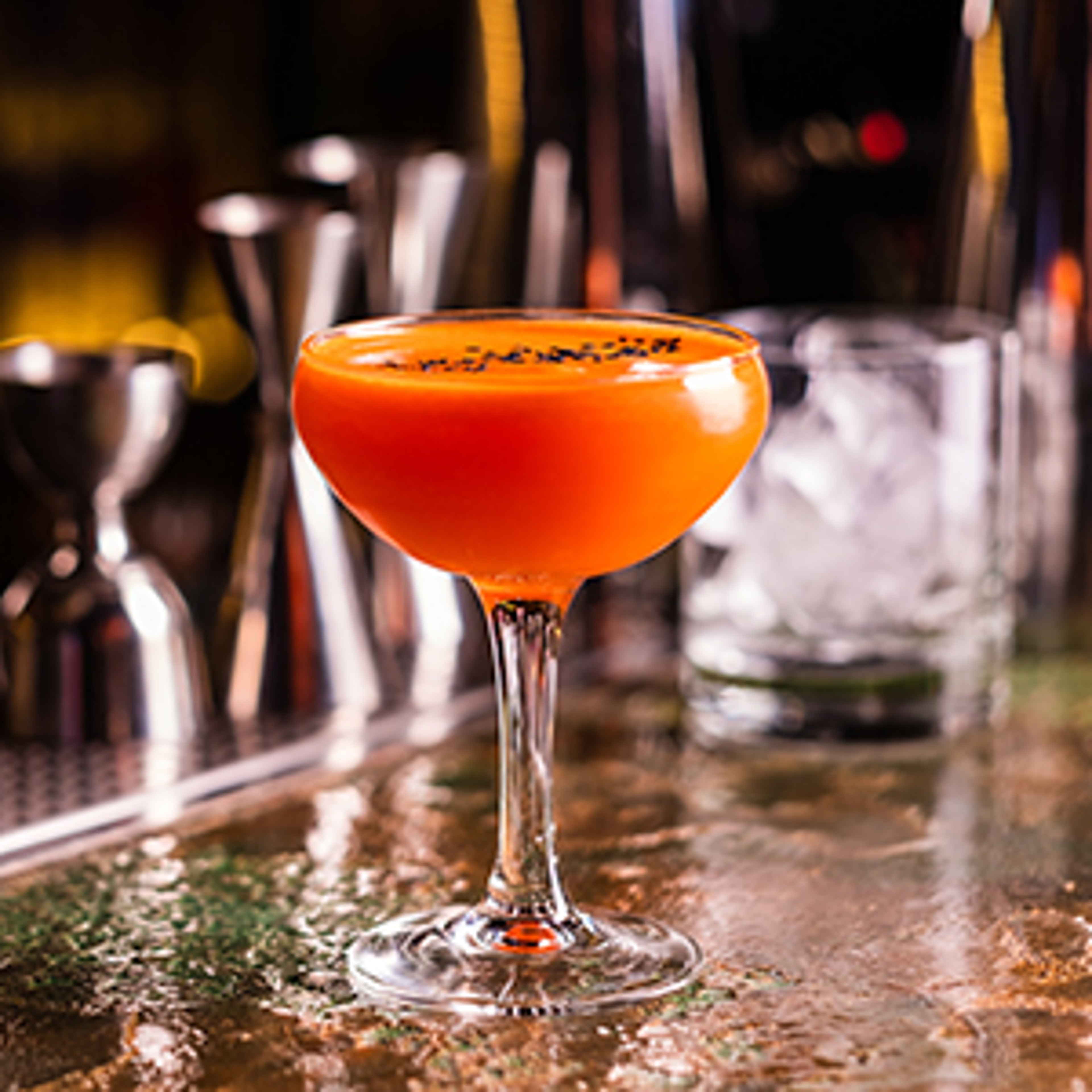 spring vegetables carrot cocktail