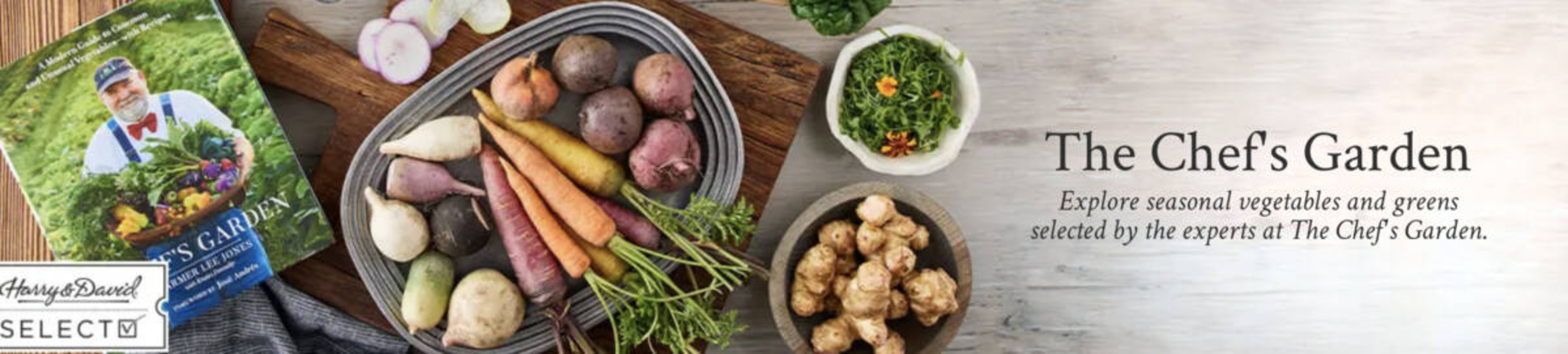 The Chefs Garden Vegetables Collection Banner ad