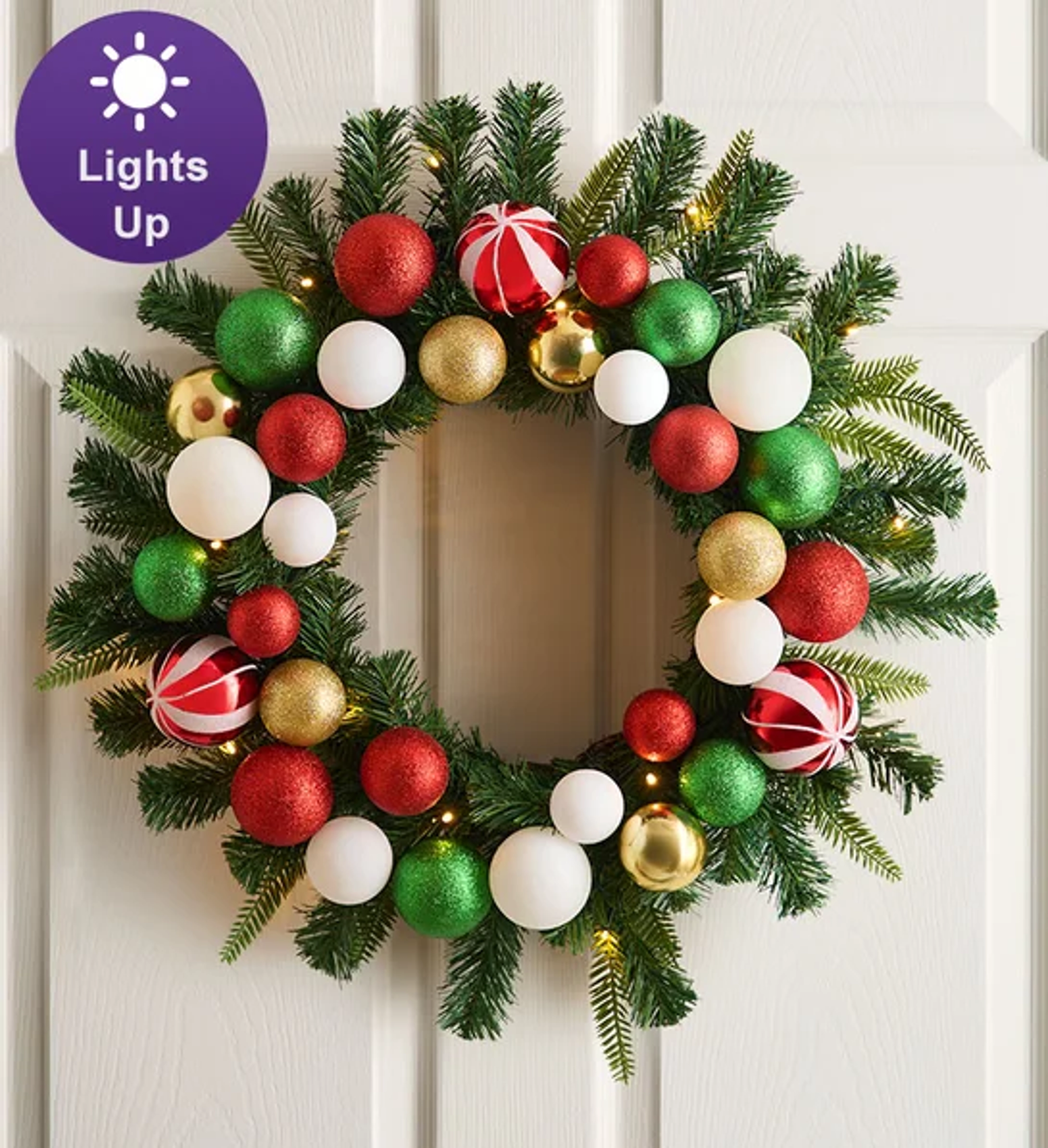 trending christmas flowers and wreaths Merry & Bright Wreath