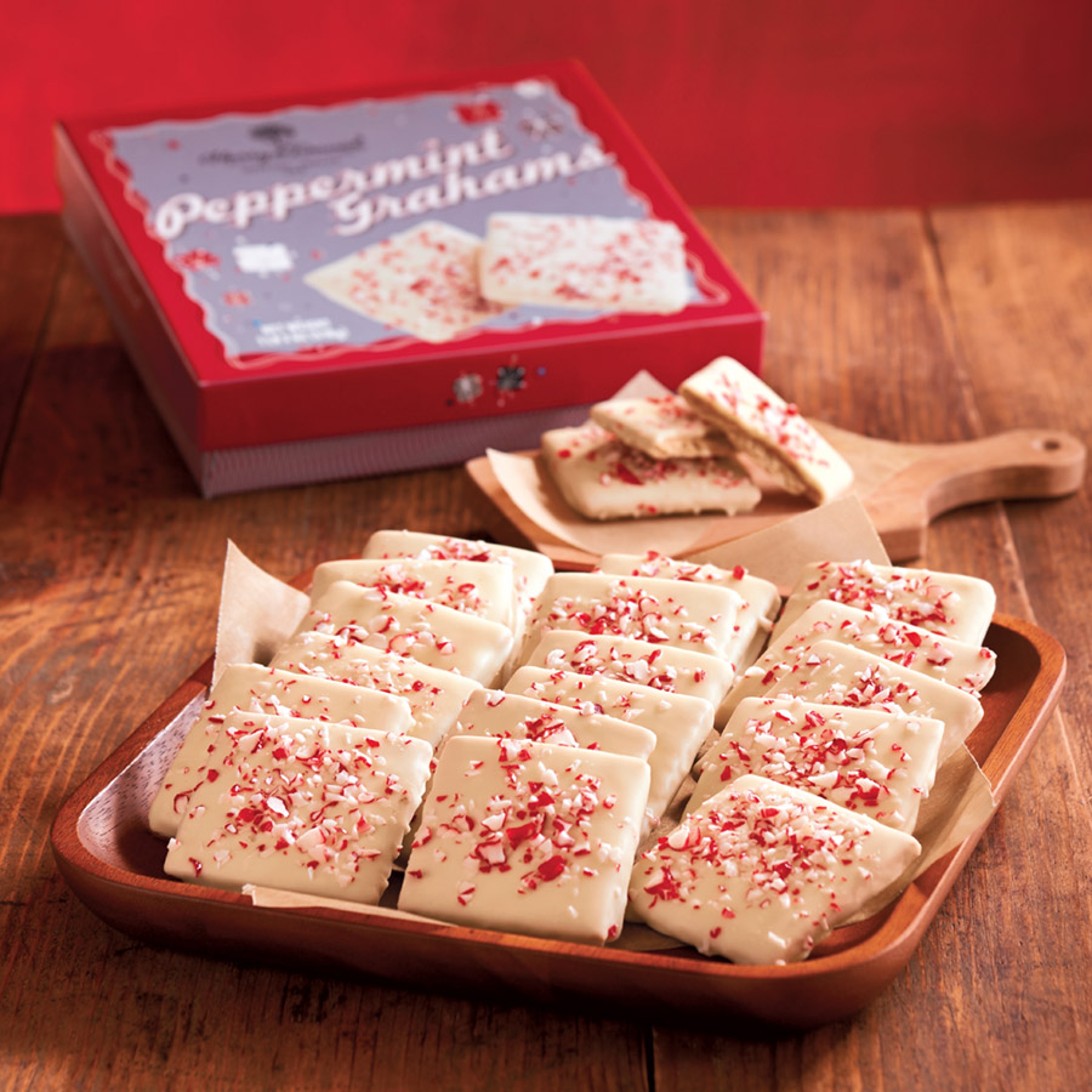peppermint chocolate grahams