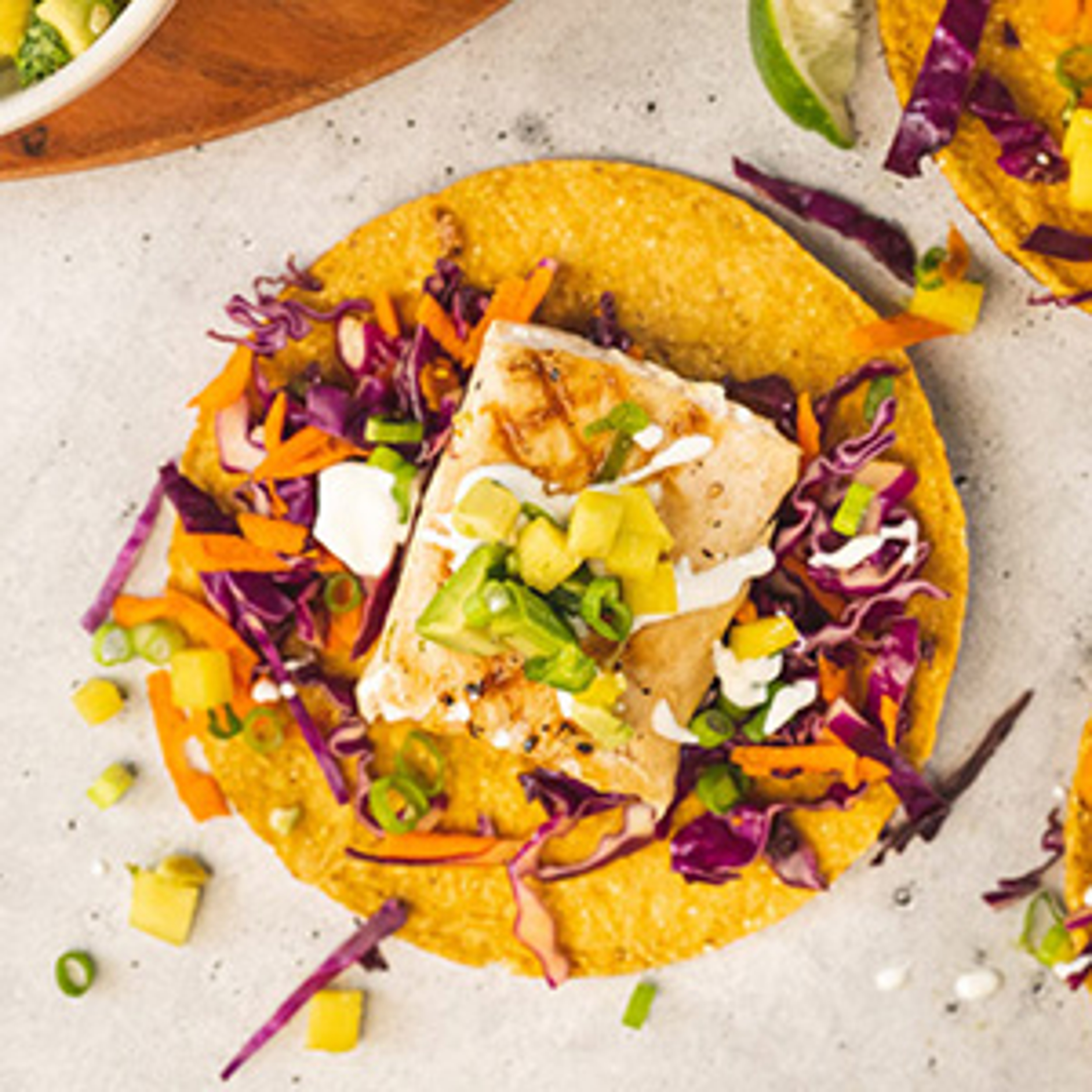 Grilled Fish Tostadas