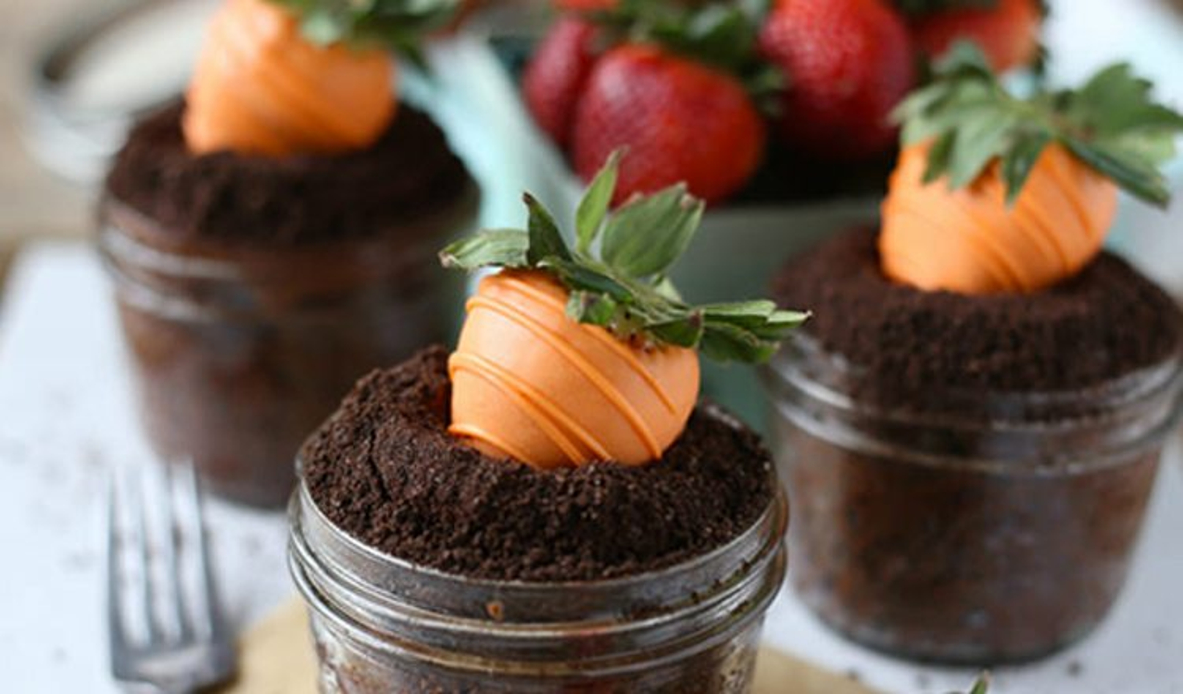 Cute Garden Carrot Cupcakes