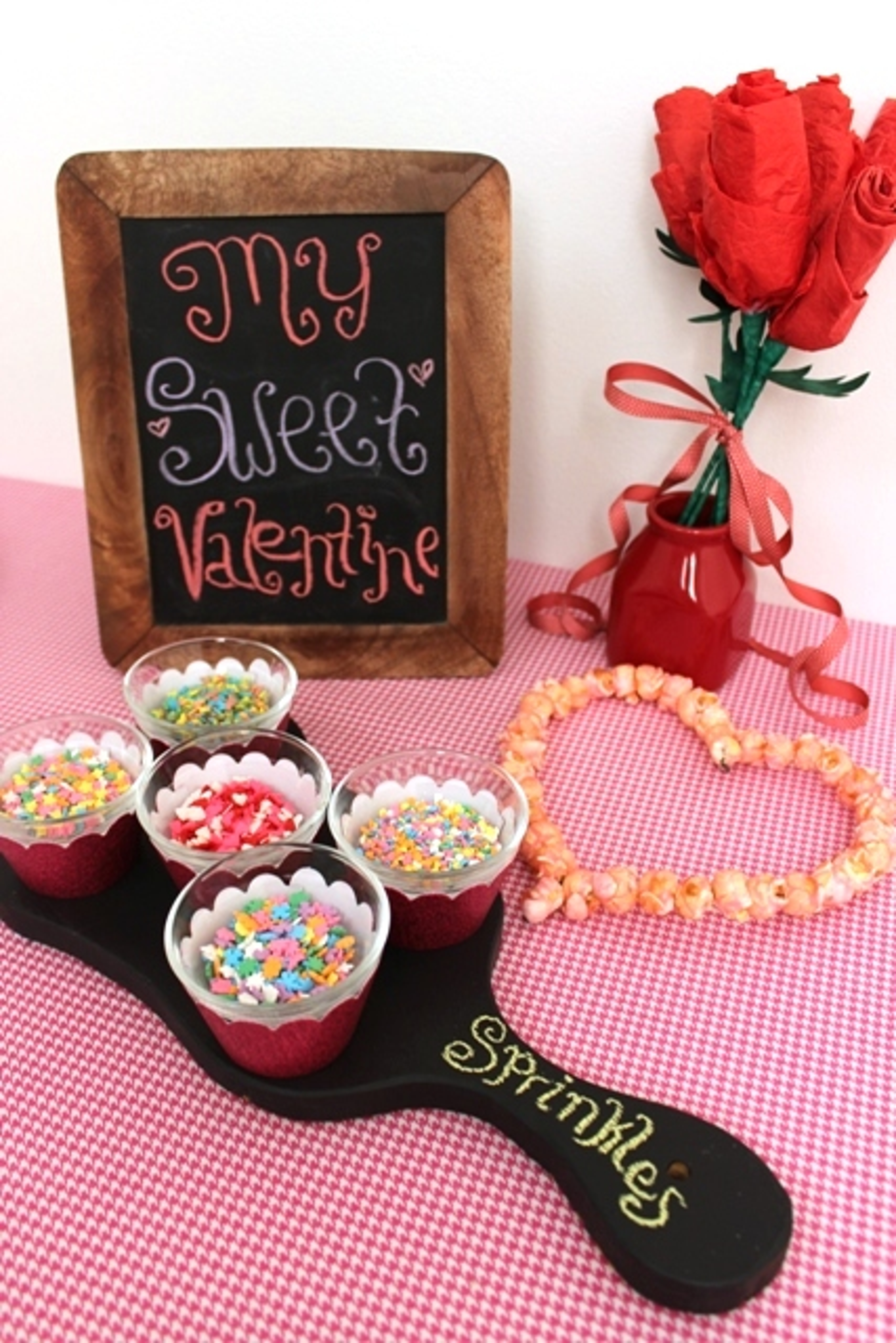 Sprinkles for Valentine's Day Cookie Decorating Party