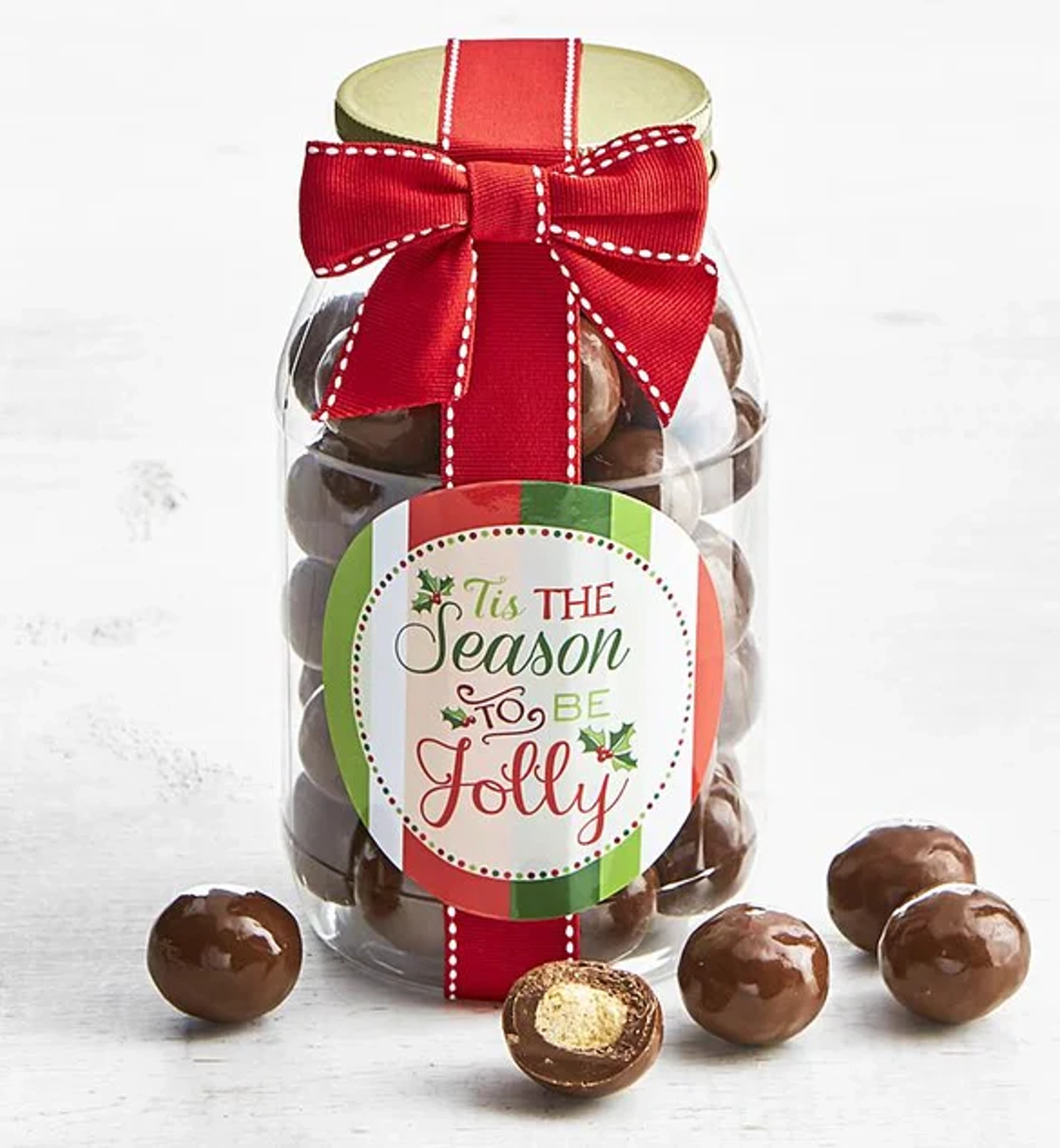 stocking stuffer ideas holiday malted milk balls jar