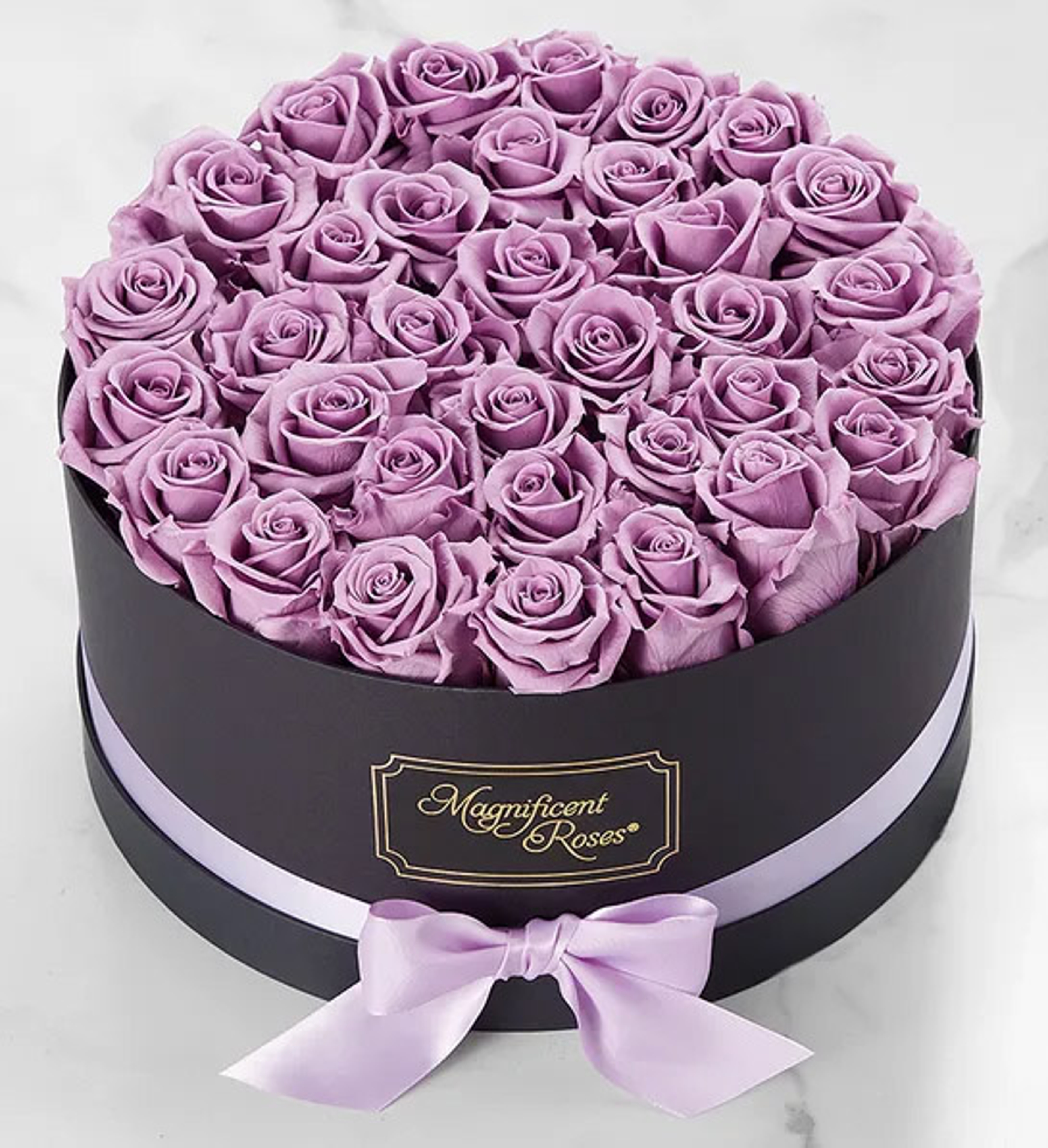 womens day gifts with Magnificent Roses® Preserved Lavender Roses