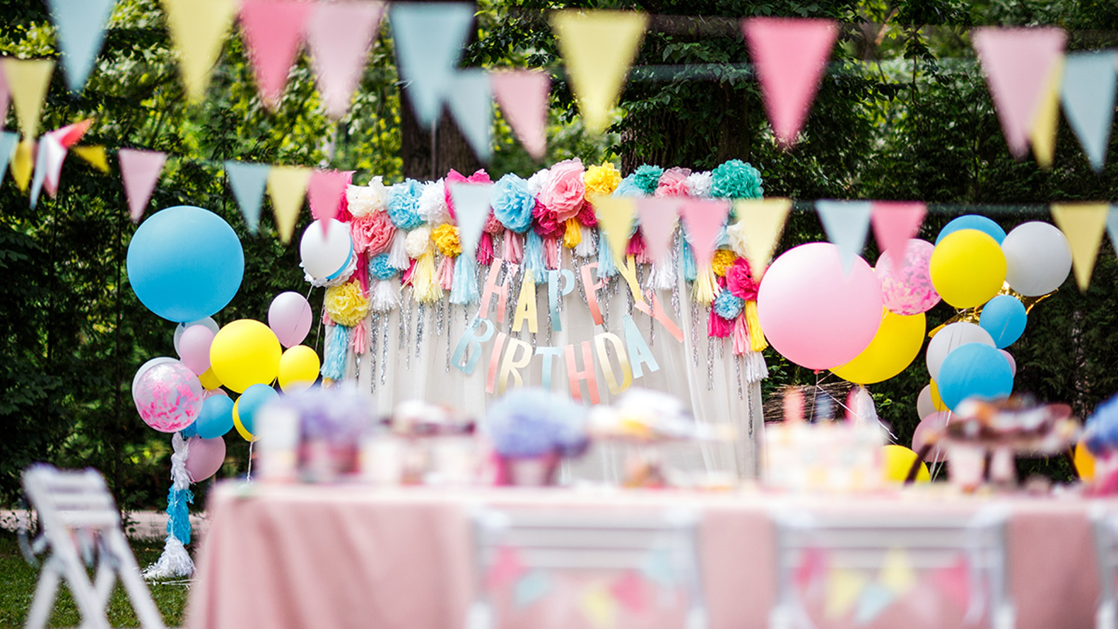 decorations for crafting birthday party
