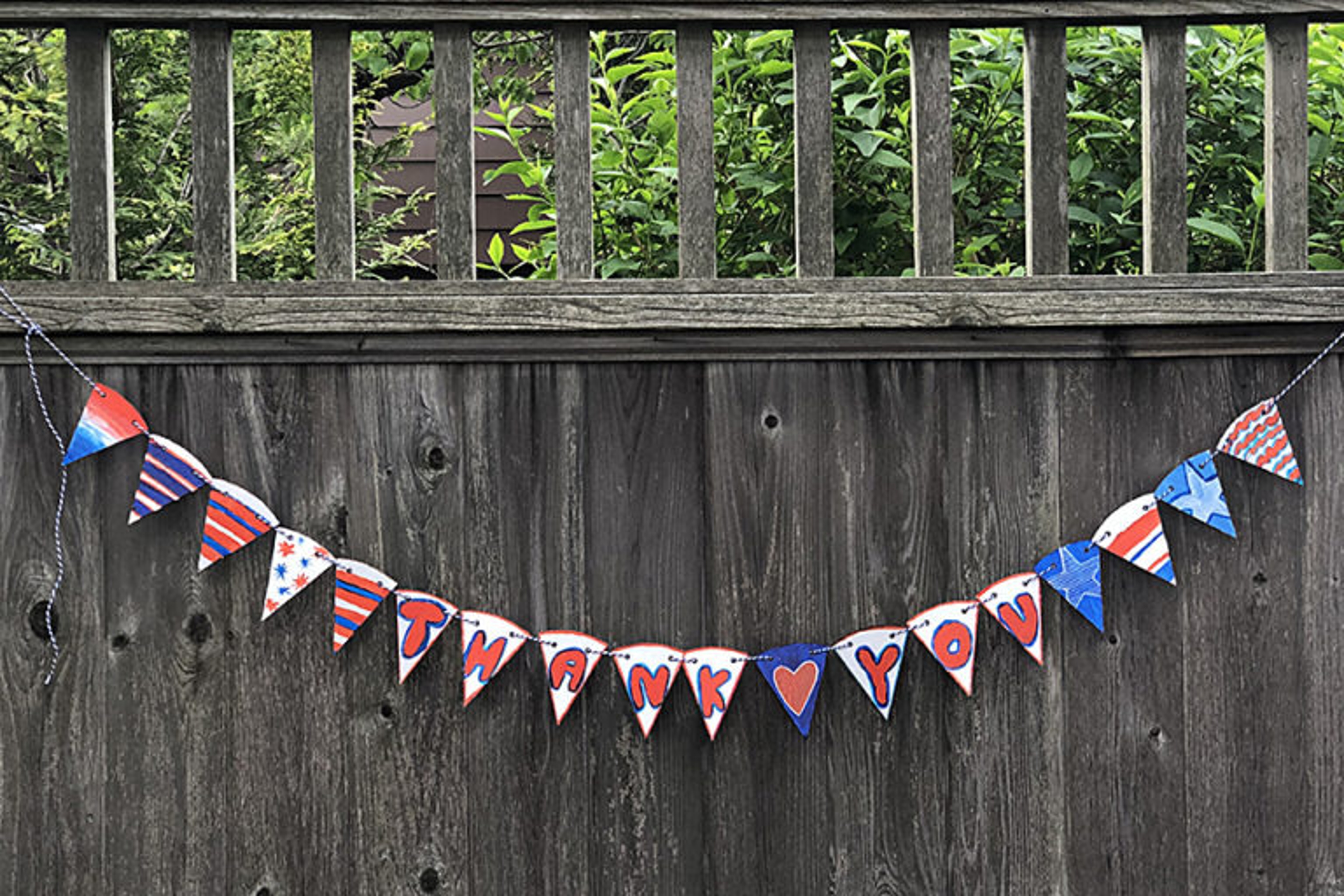 diy memorial day crafts with memorial day garland