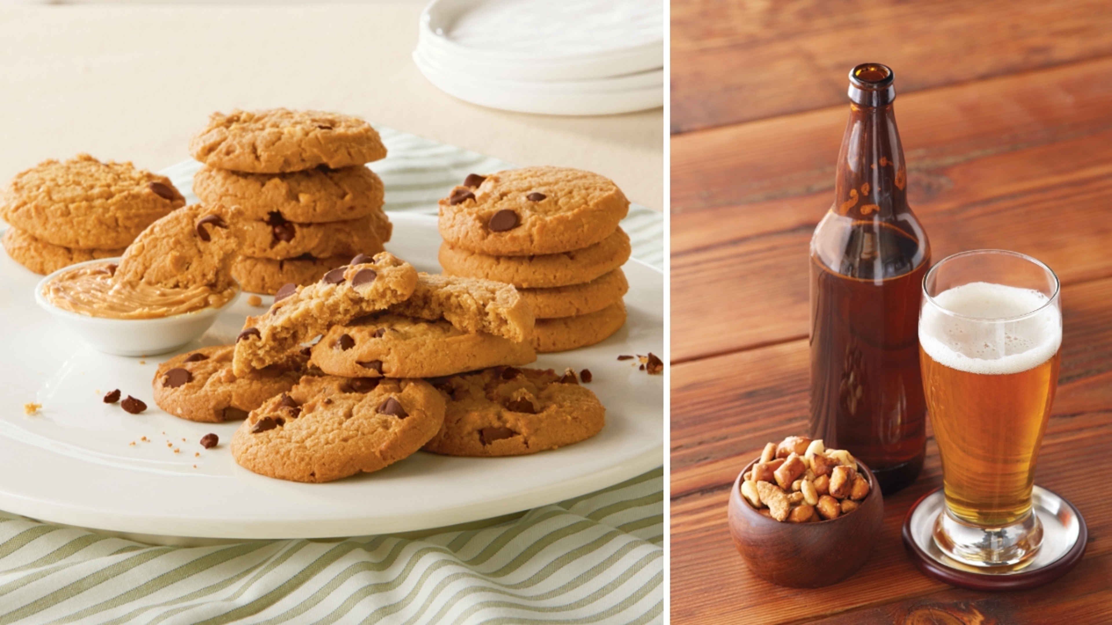 beer and peanut butter chocolate cookies