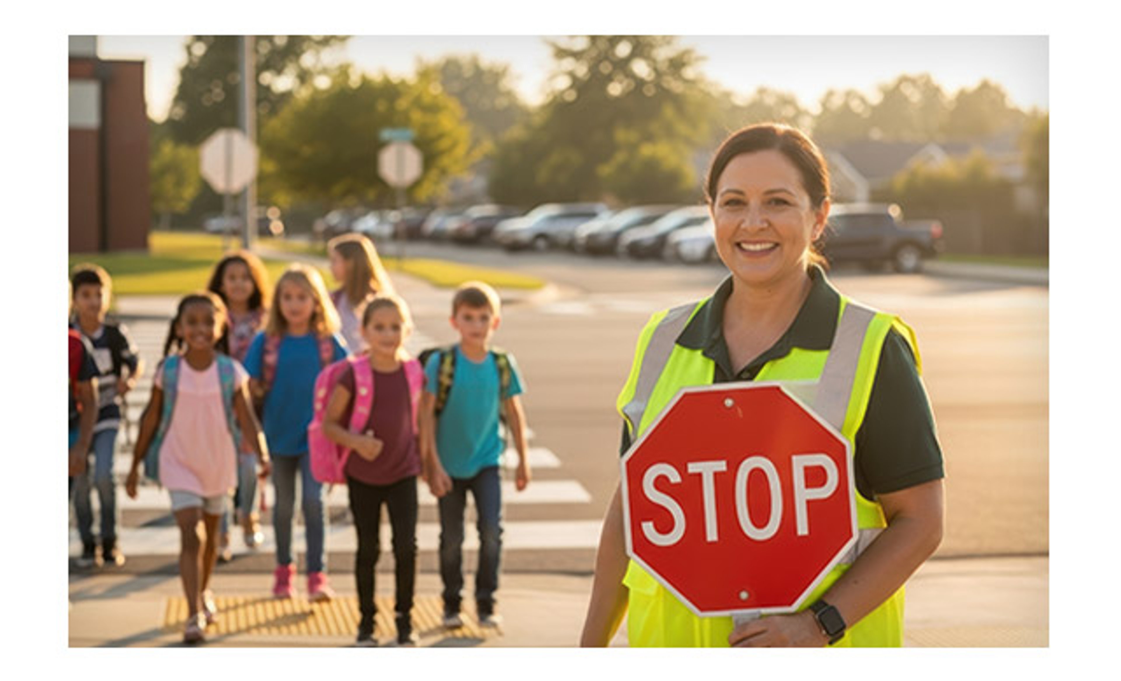 Amazing Moms crossing guard pic