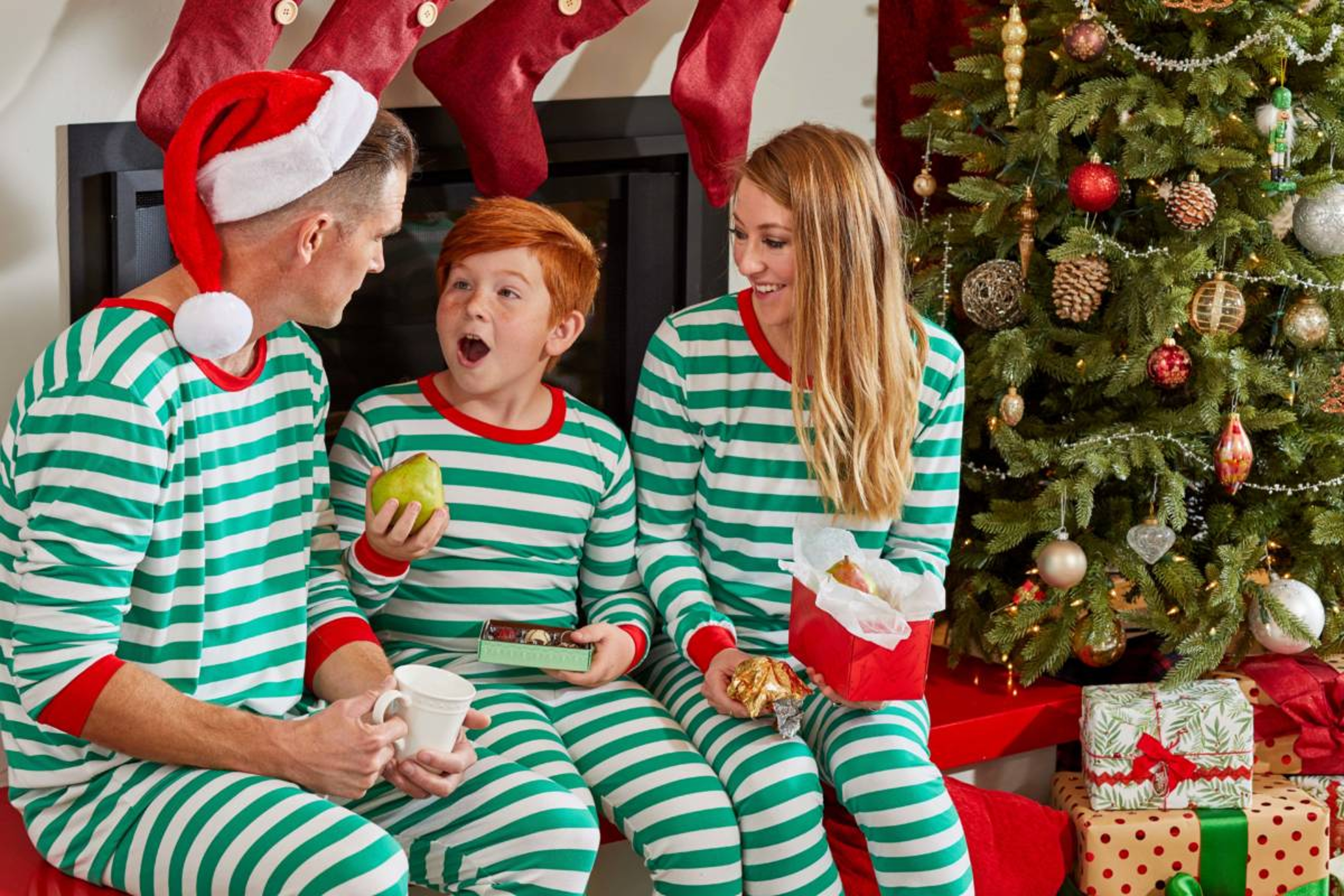 family on Christmas