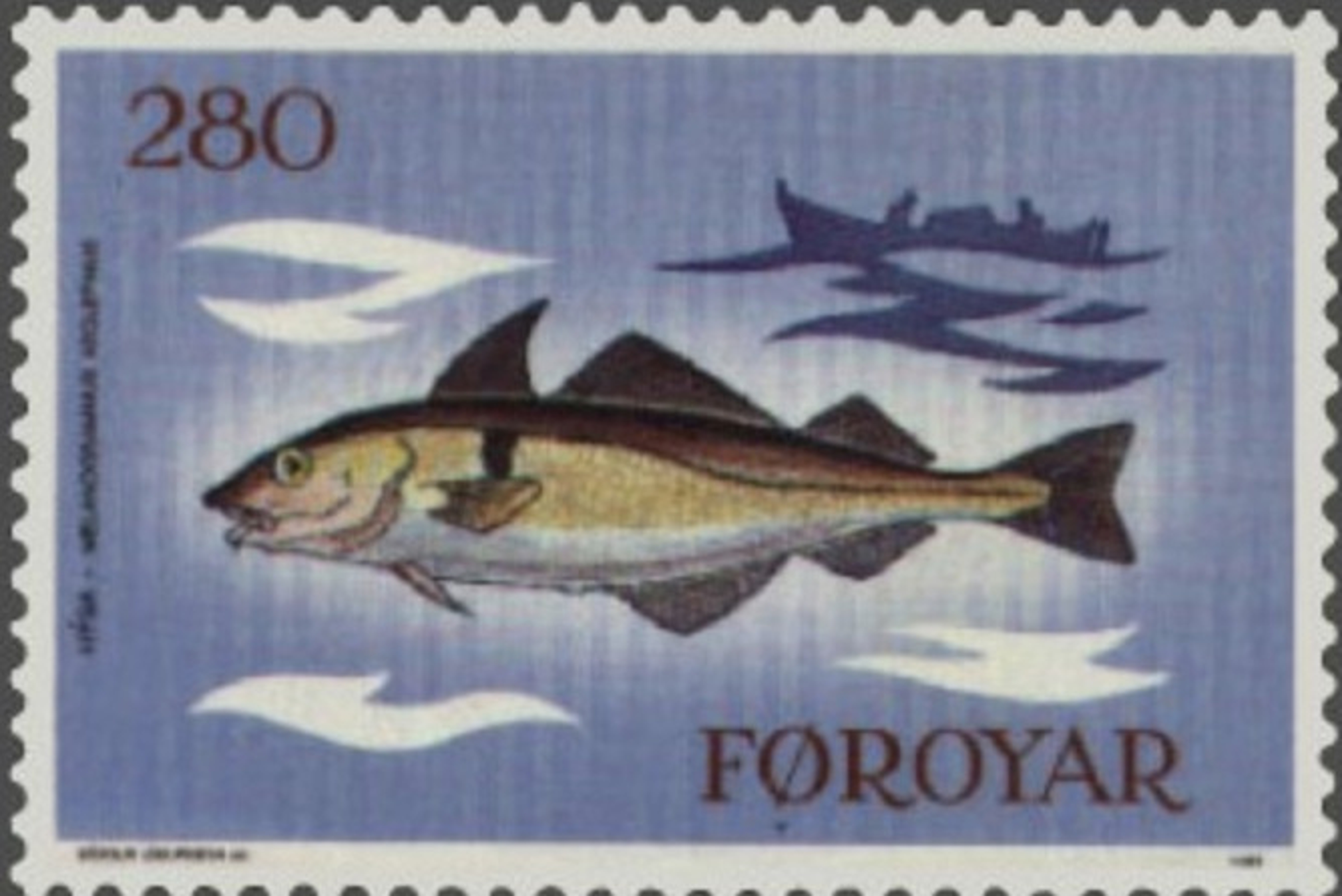 The Faroe Islanders so revere the haddock that it graced this stamp.