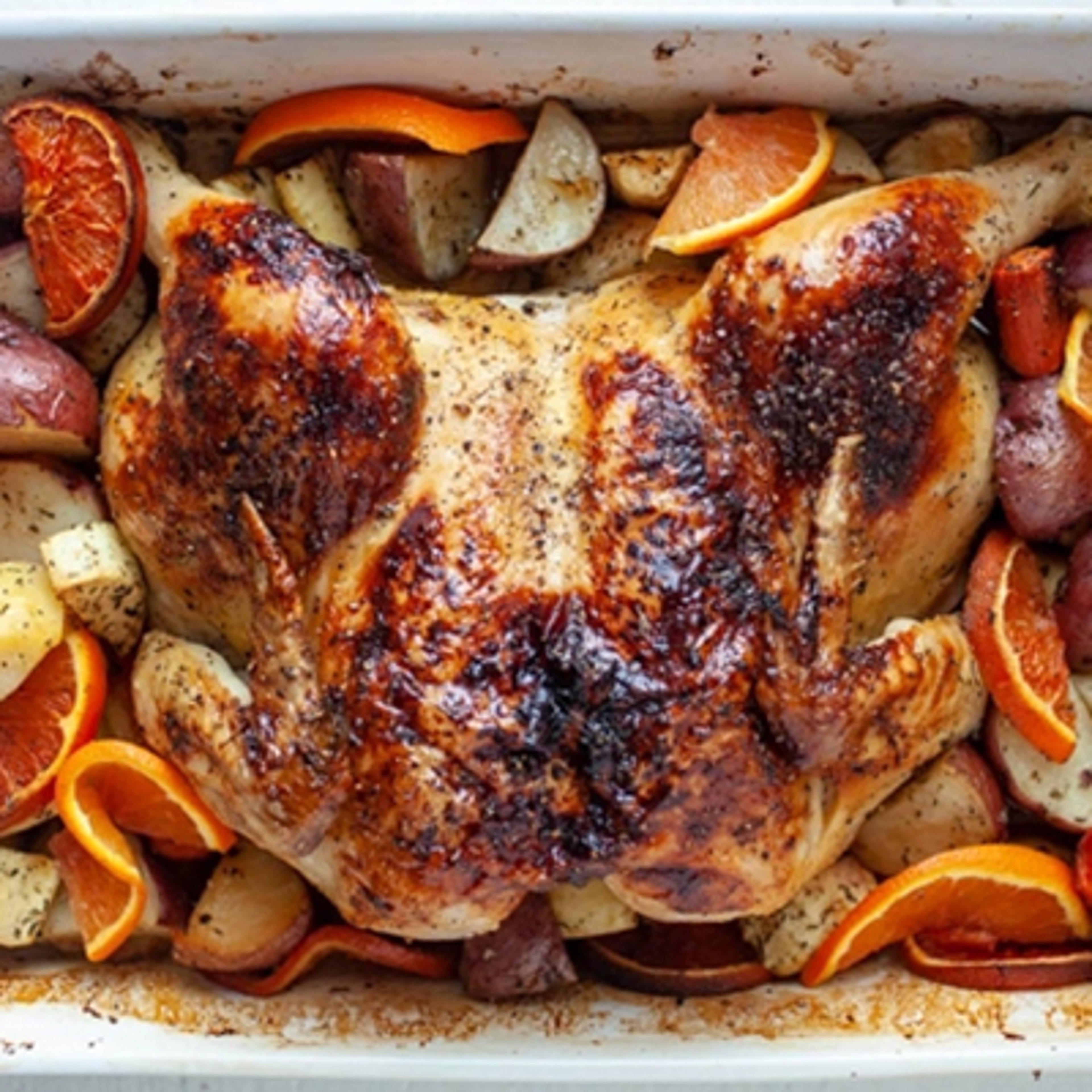 orange recipes roasted chicken