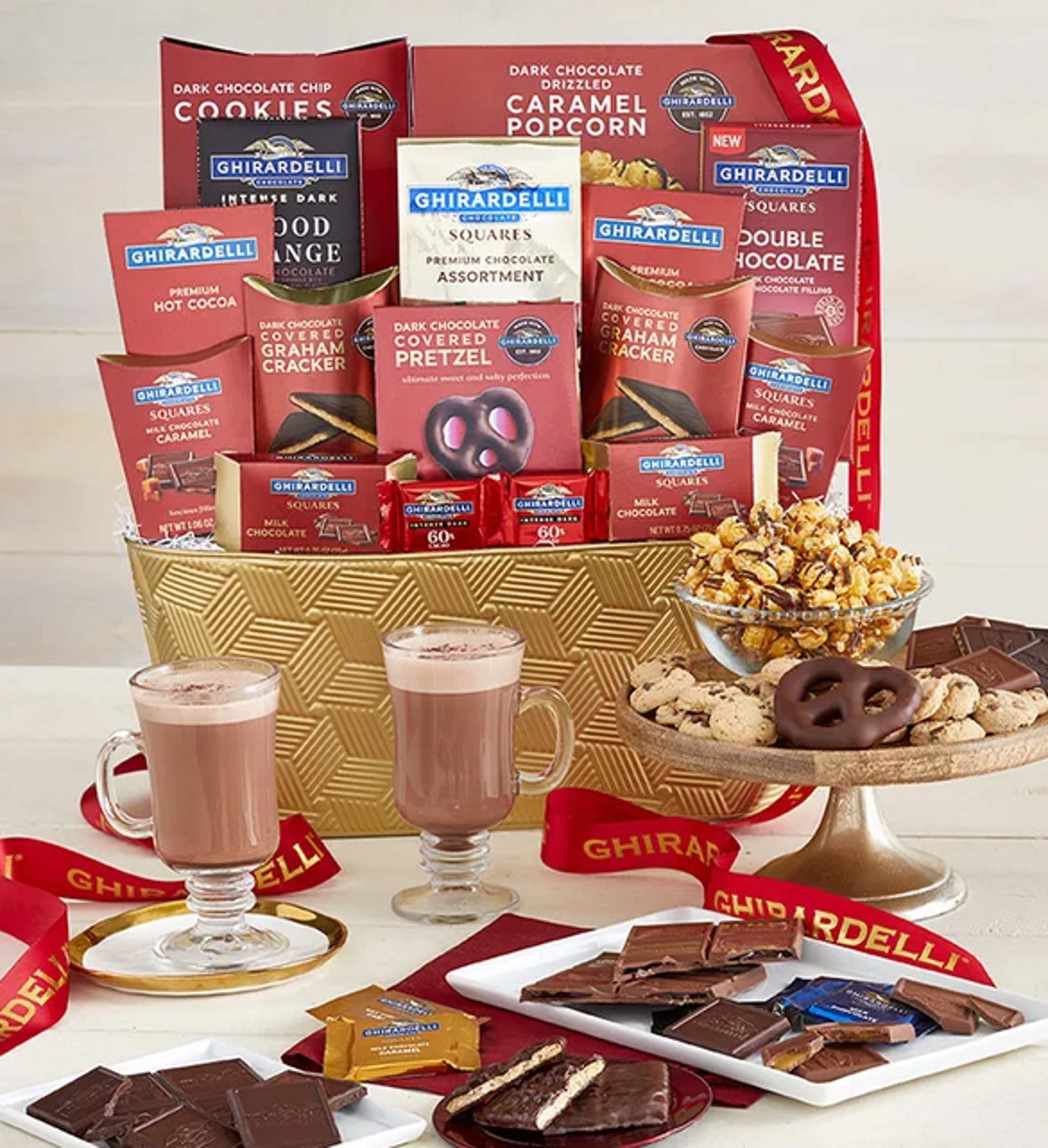 last minute valentines day gifts Classic Ghirardelli Gift Basket