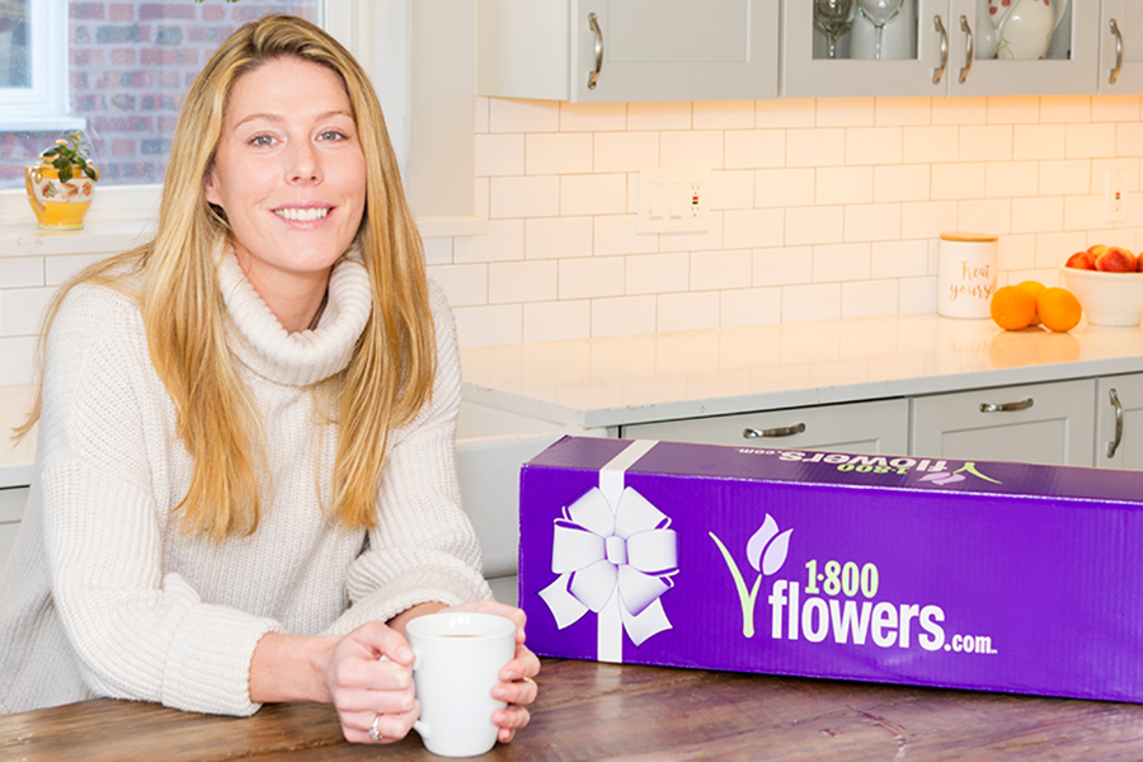 receive box of flowers