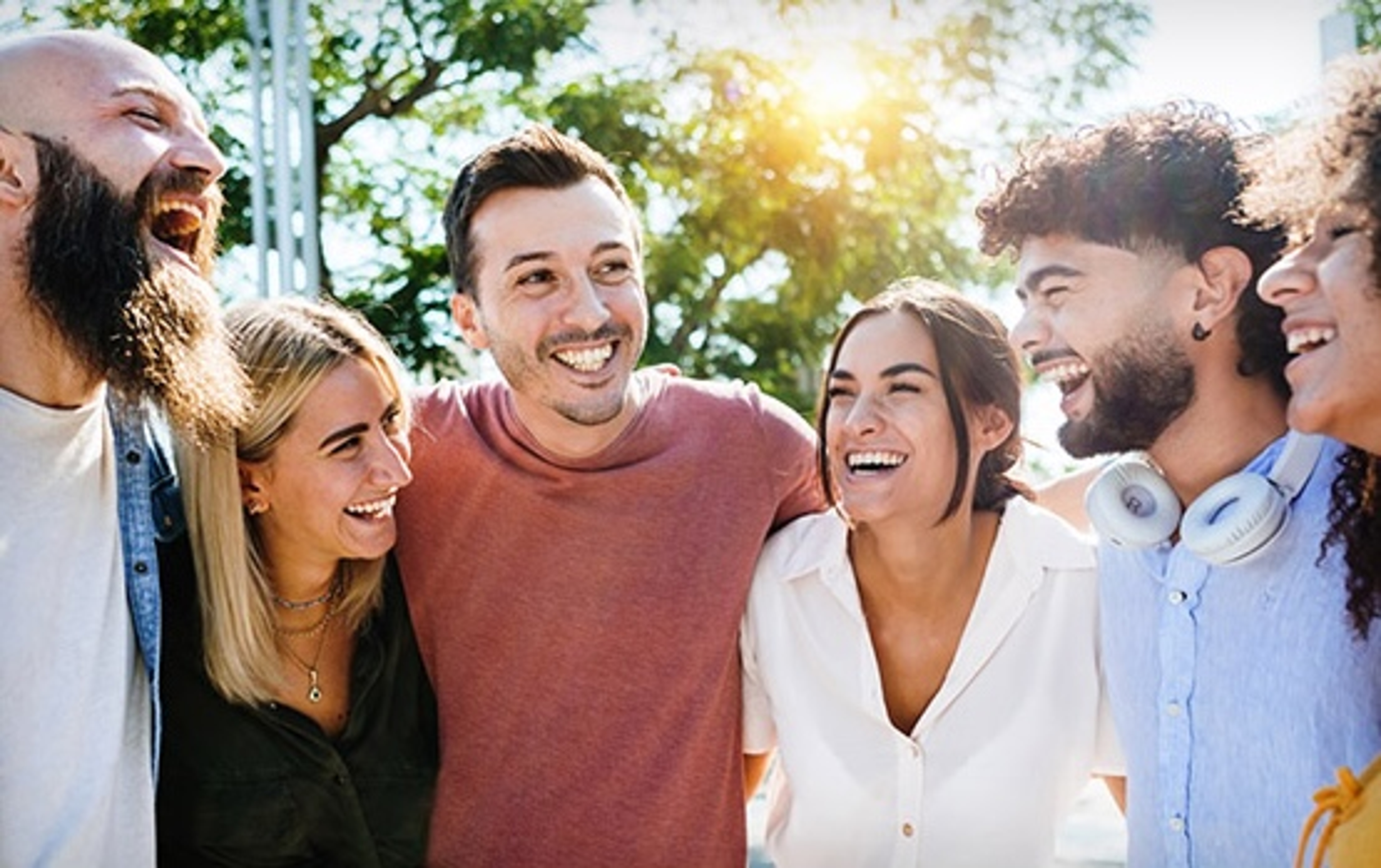 summertime group of friends photo