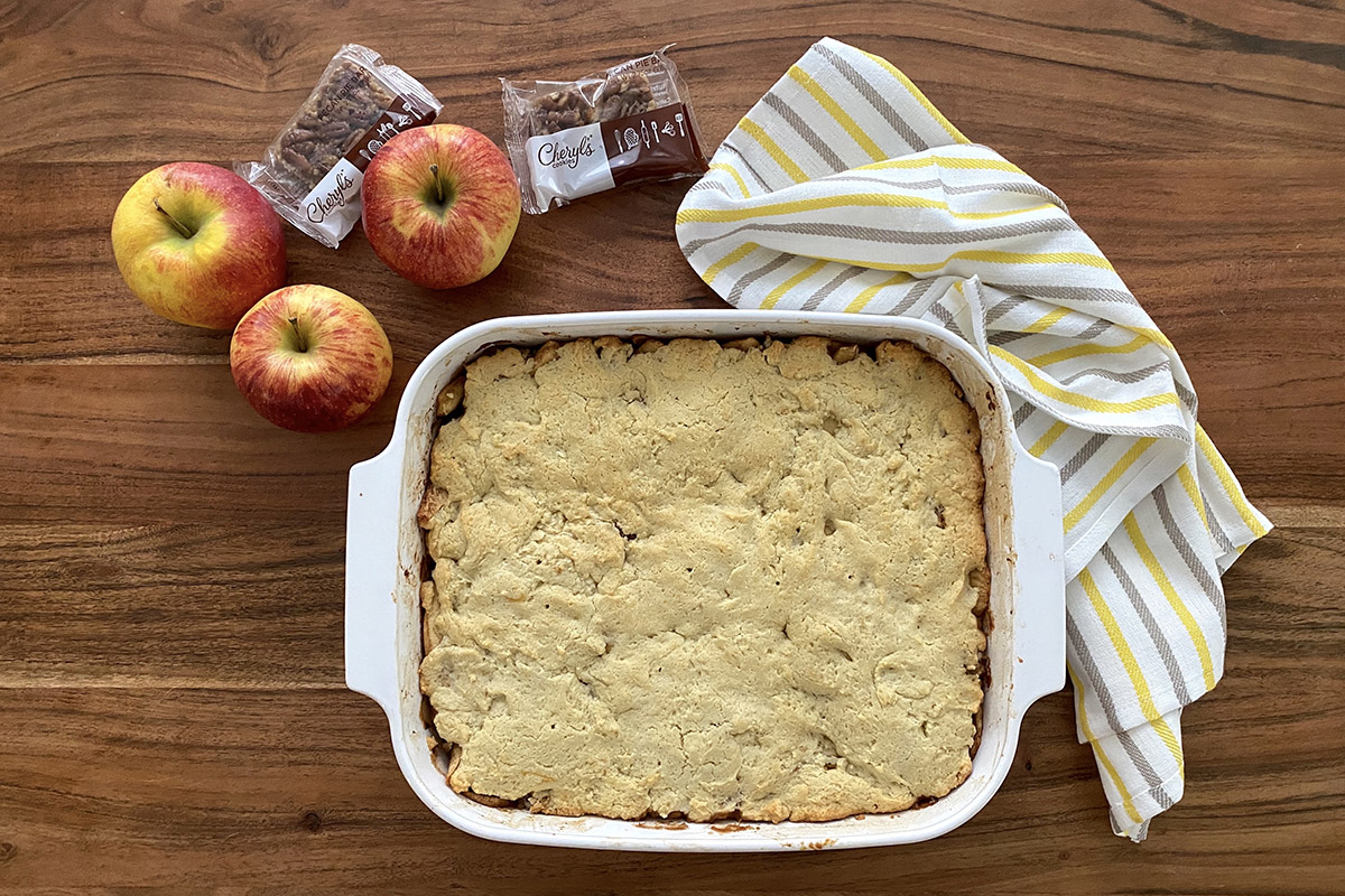 baked apple slump