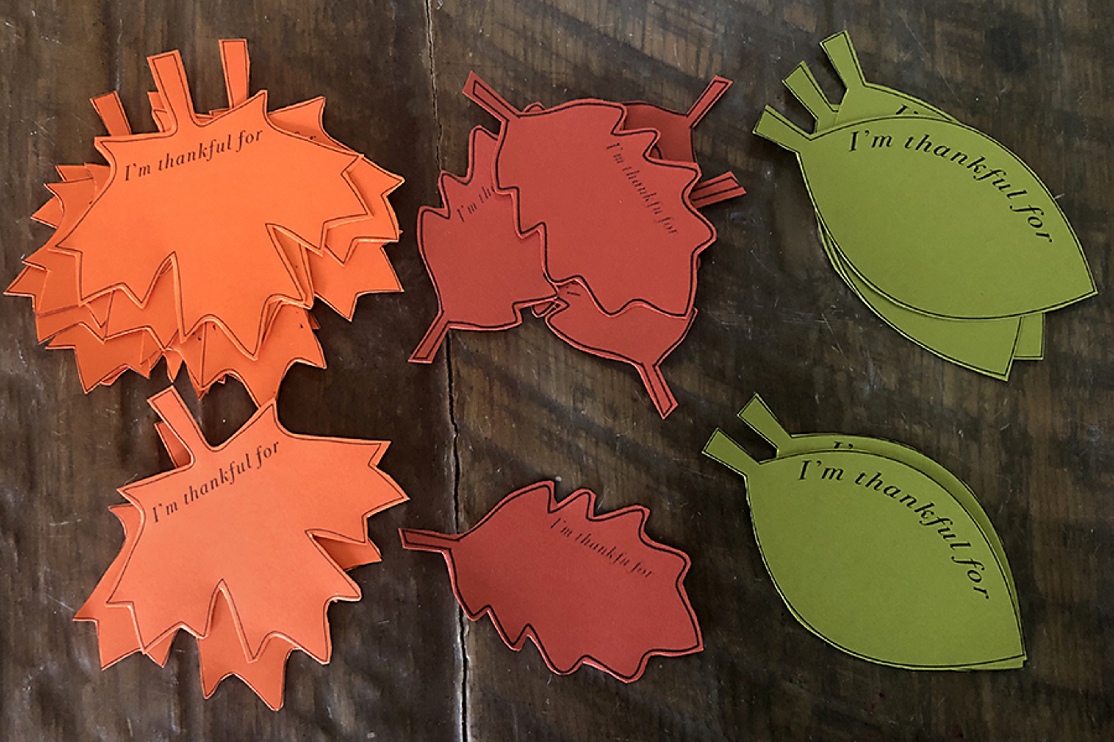 autumn leaf printables cut out