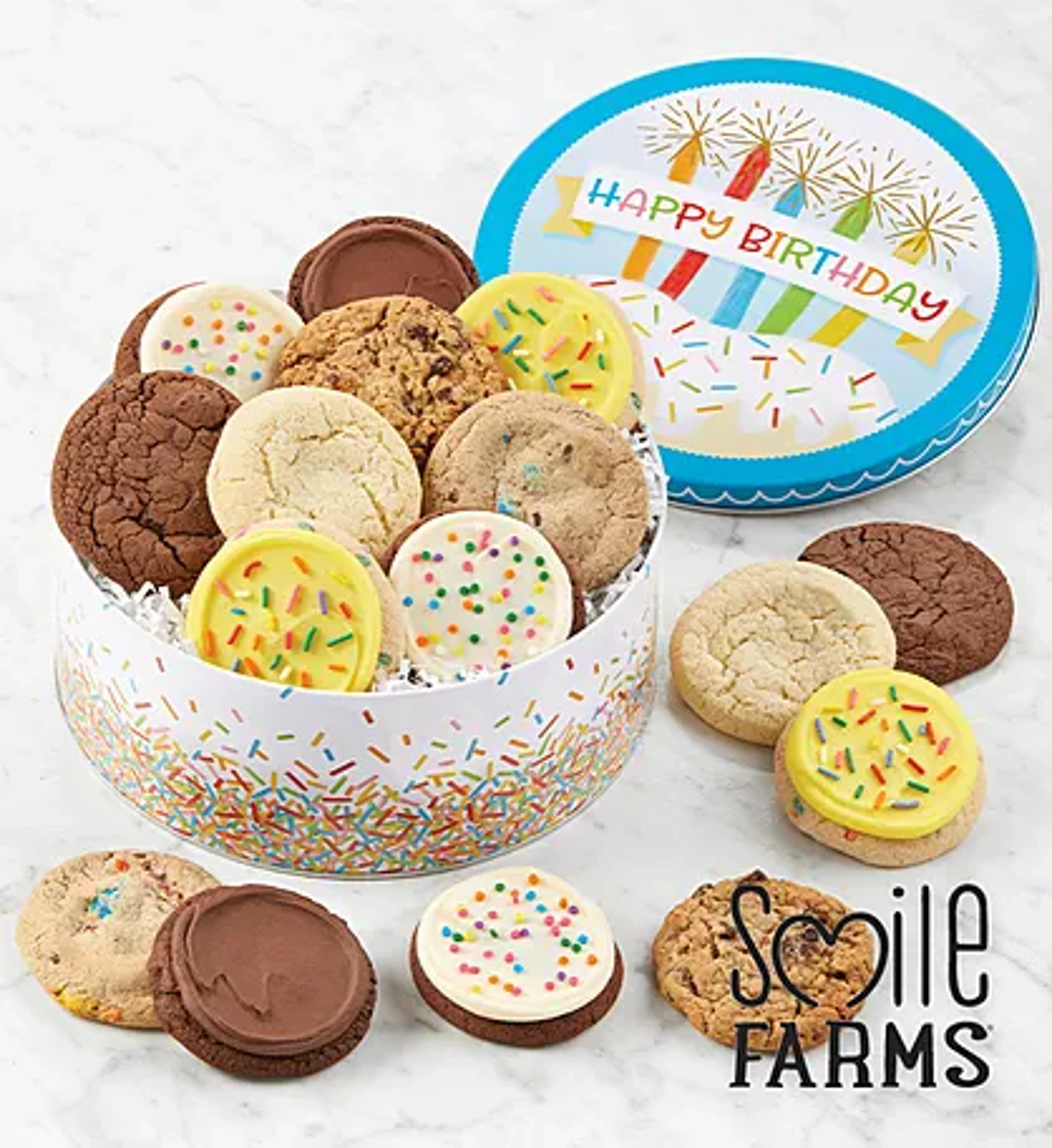 smile farms gifts cheryls cookies birthday tin