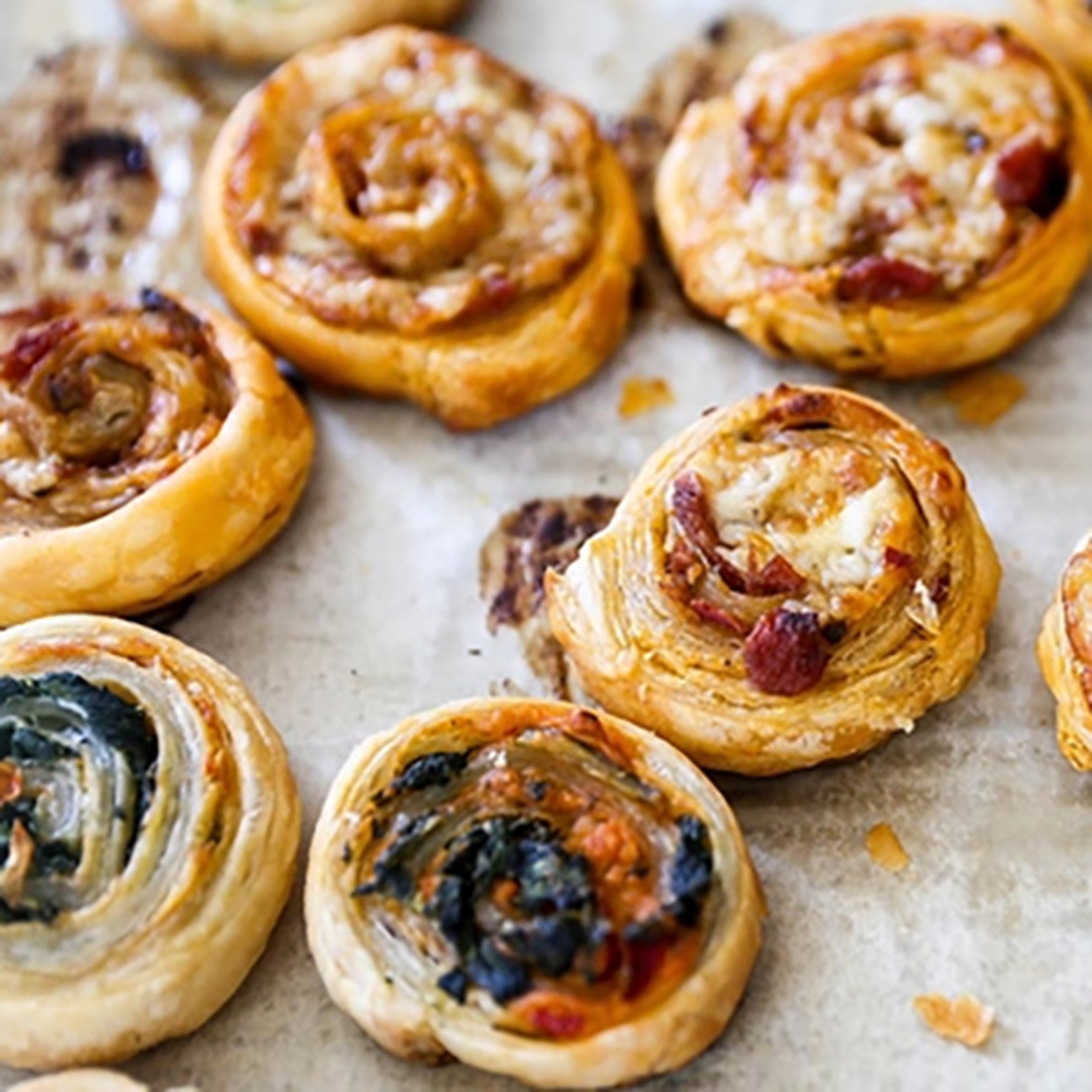 thanksgiving recipes puff pastry pinwheels