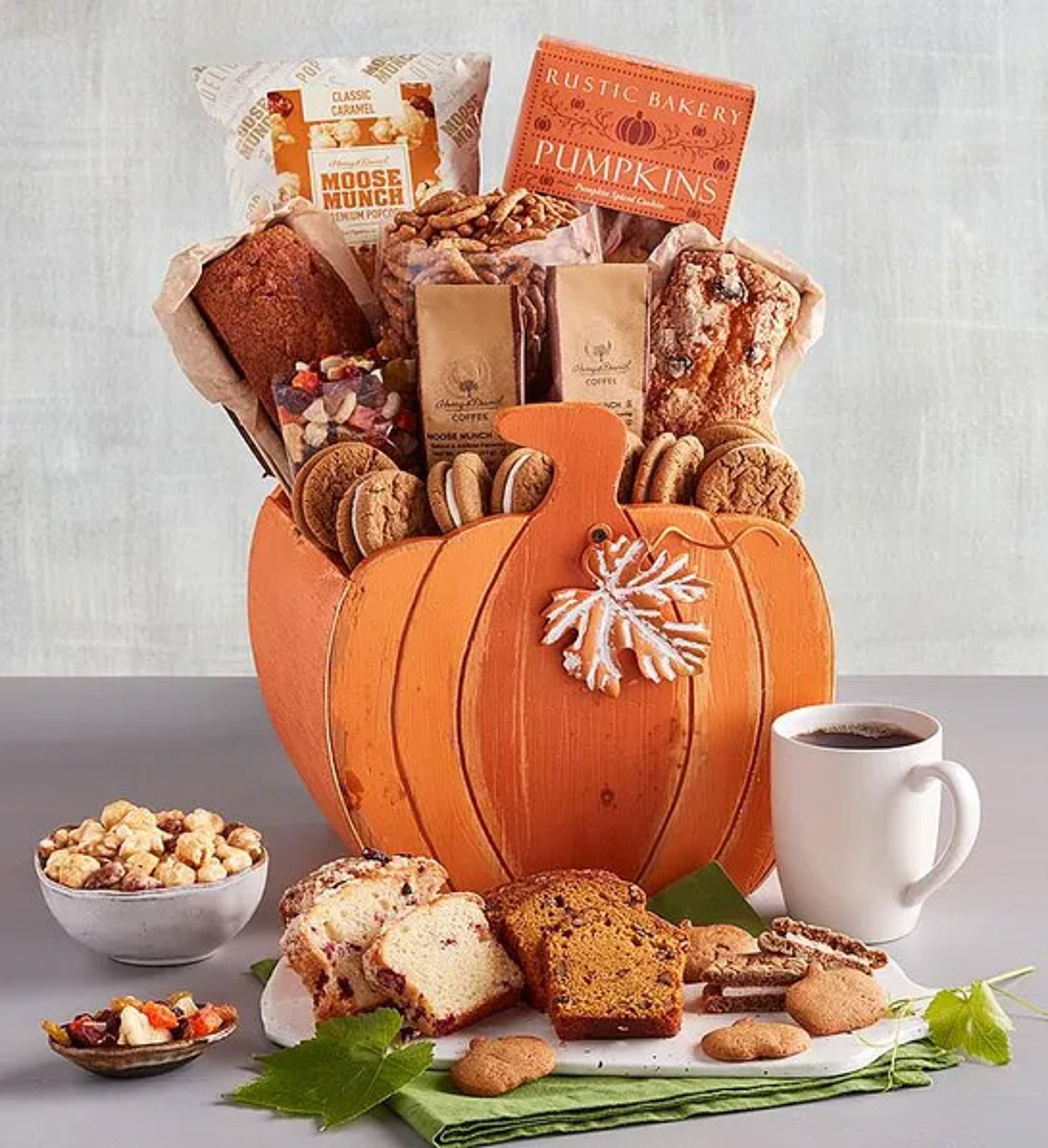 pumpkin spice Pumpkin Shaped Gift Basket